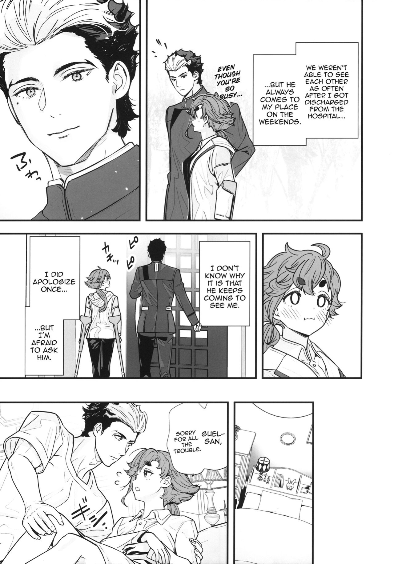 [Renai Mangaka (Naruse Hirofumi)] Shukufuku Sareru Happy End / Buildup Is Important To Get To That Blessed Happy End, Isn't It? (Gundam TWFM)