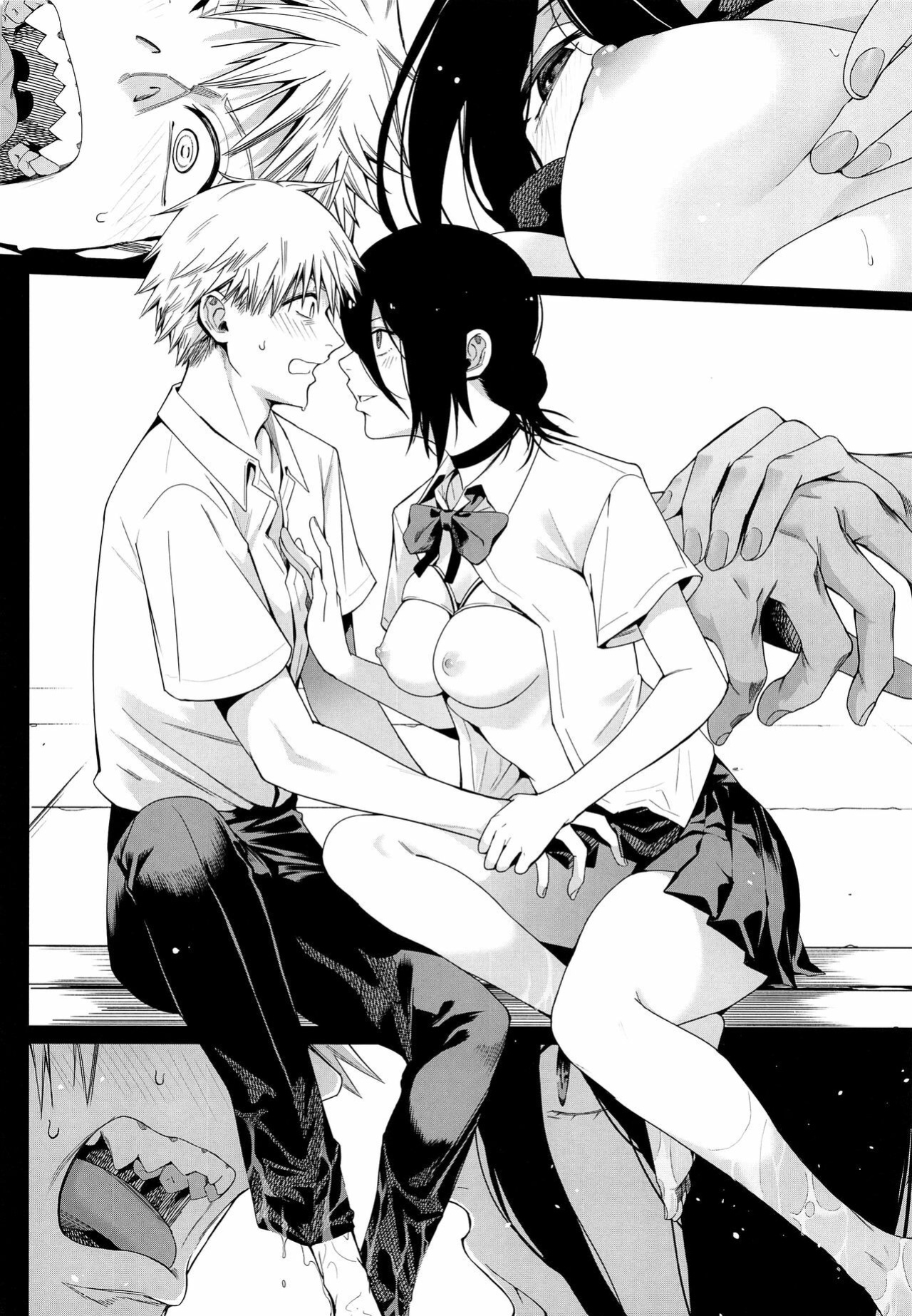 [Bad Mushrooms (Chicke III, 4why)] Kusarinoko Katsurei | Chainsaw Circumcision (Chainsaw Man)