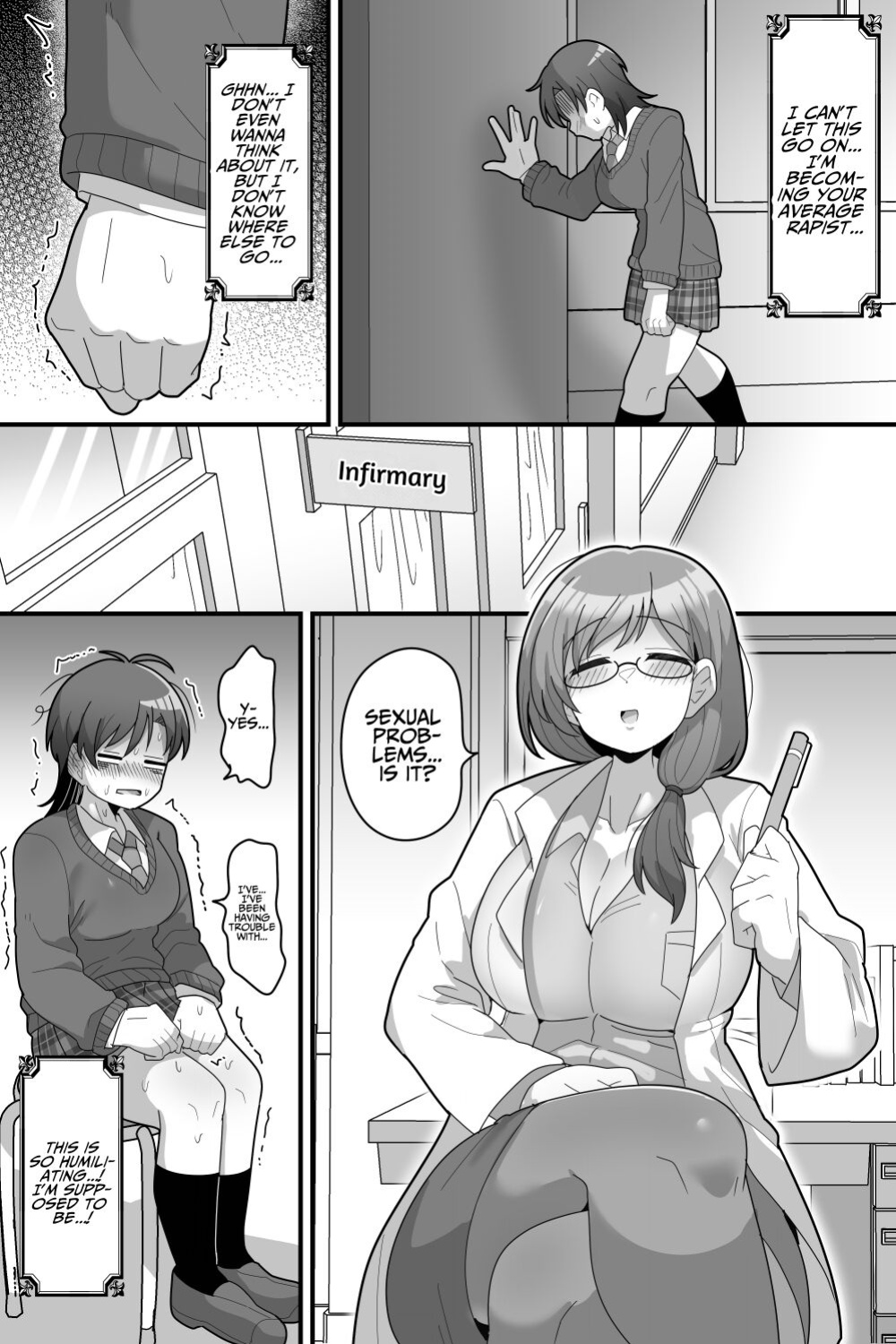 [Dakkoku Kidoutai S.A.C (Dakkoku Jiro)] Gakuen no Ouji-sama VS Futanari Chinpo | The School Prince VS Her Futanari Dick [T's Translations]