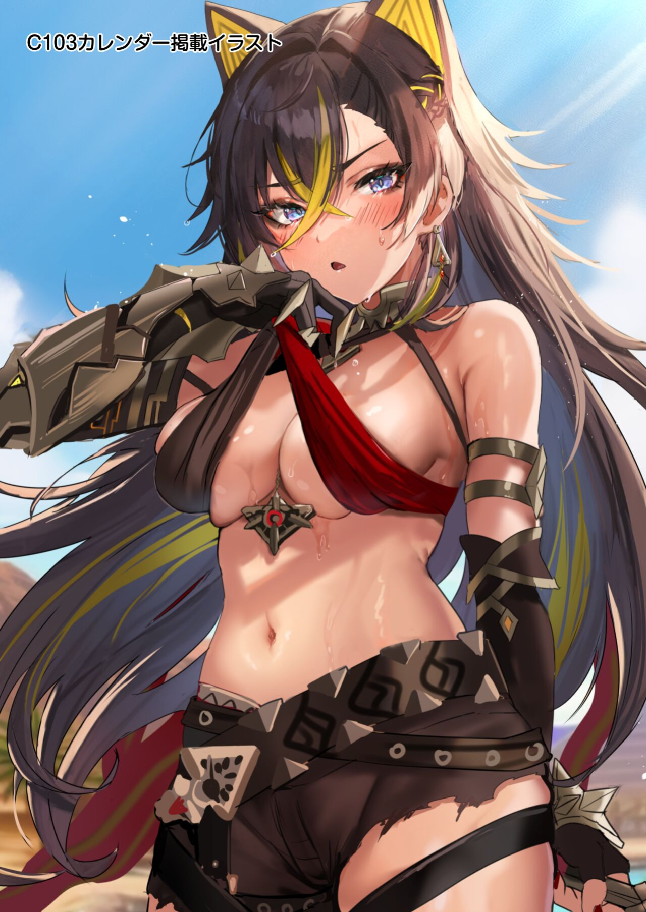 (C103) [Yabatani Land (Homina Mia)] Genshin Joshi Shoubu Shitagi Ecchi Hon 2