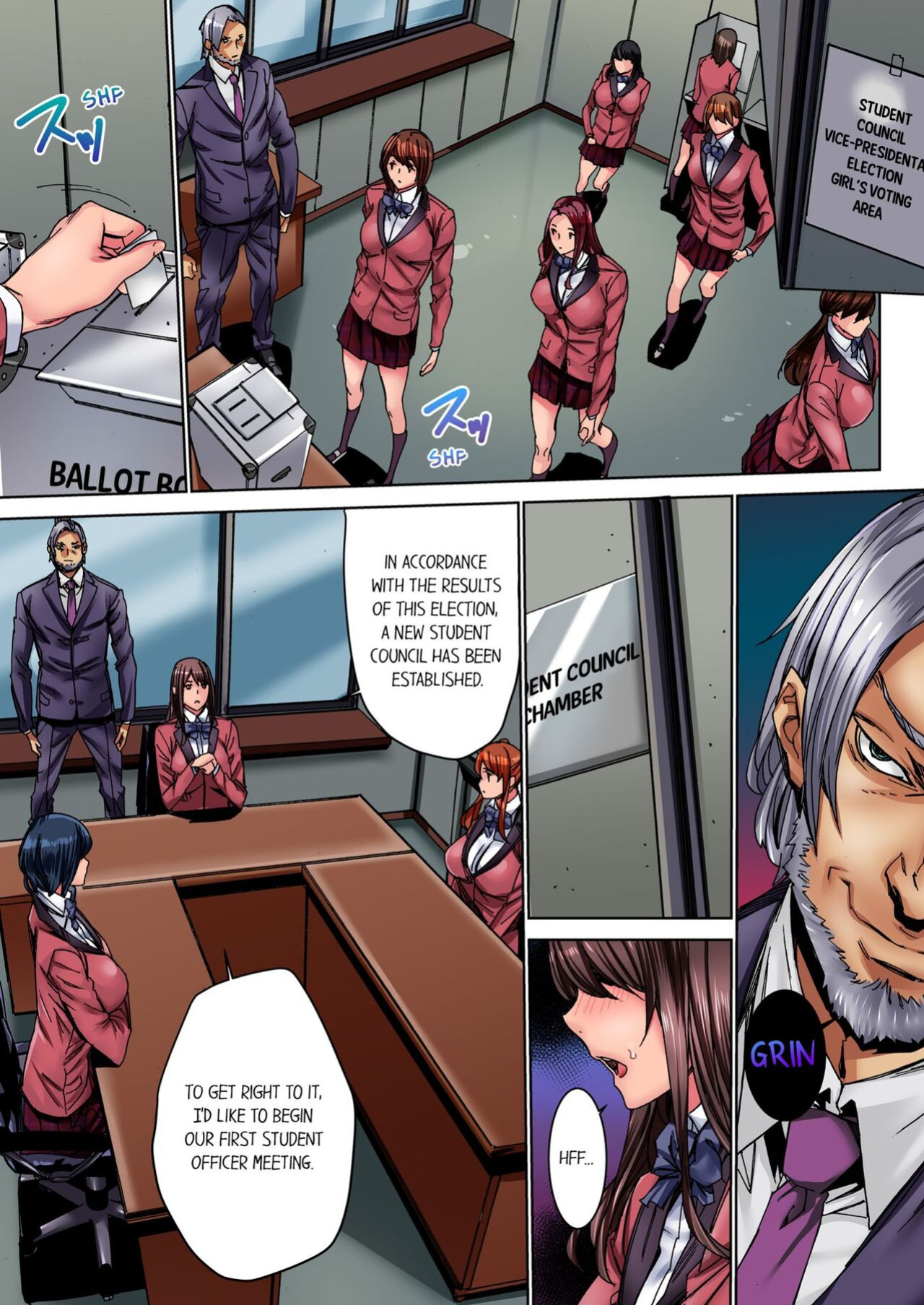 [OUMA] IKUu!! Zenkou Seito no Mae de Koukai Zecchou-saserareta JK no Matsuro 1 | Cumming in Front of the Entire Student Body 1