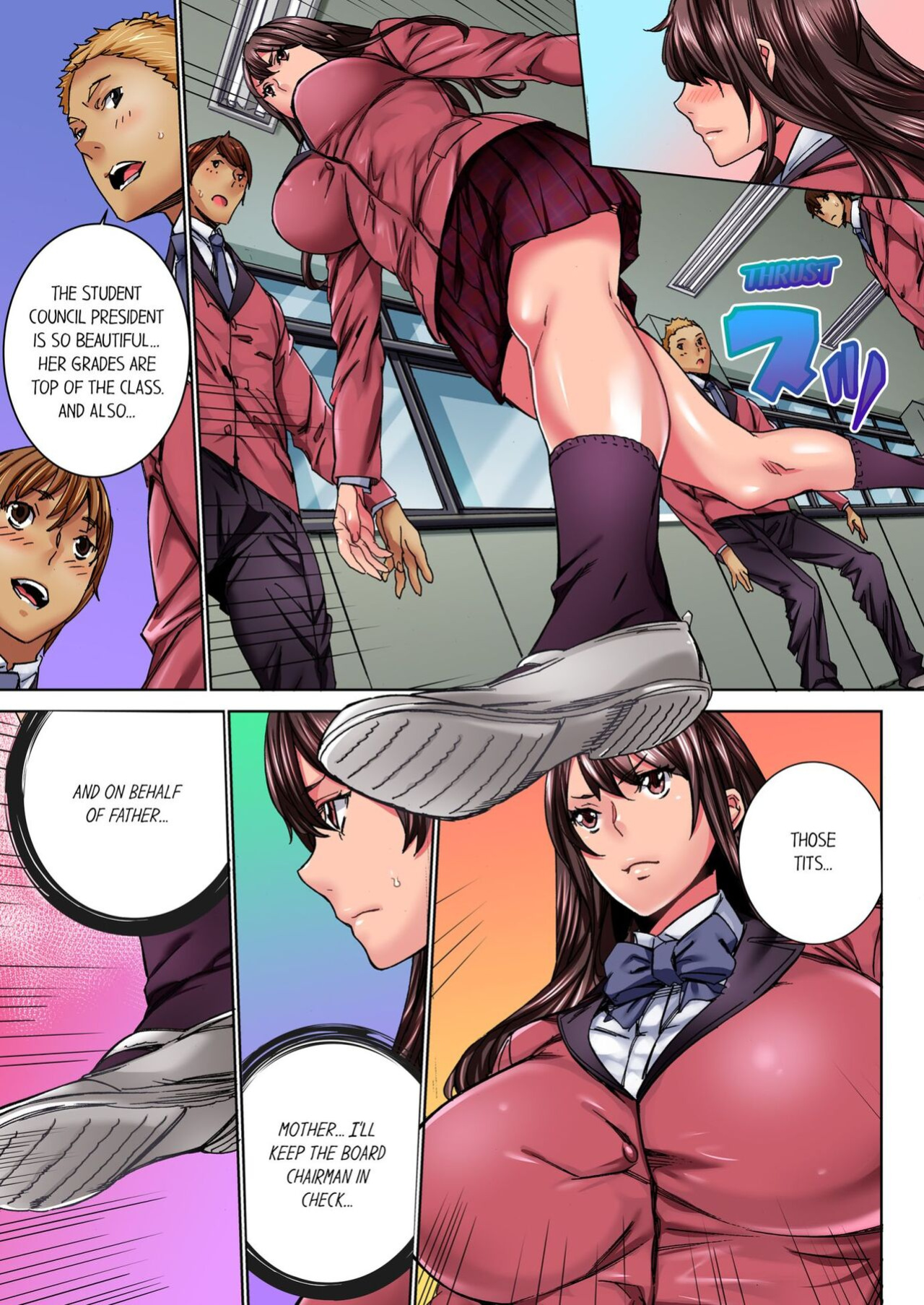 [OUMA] IKUu!! Zenkou Seito no Mae de Koukai Zecchou-saserareta JK no Matsuro 1 | Cumming in Front of the Entire Student Body 1