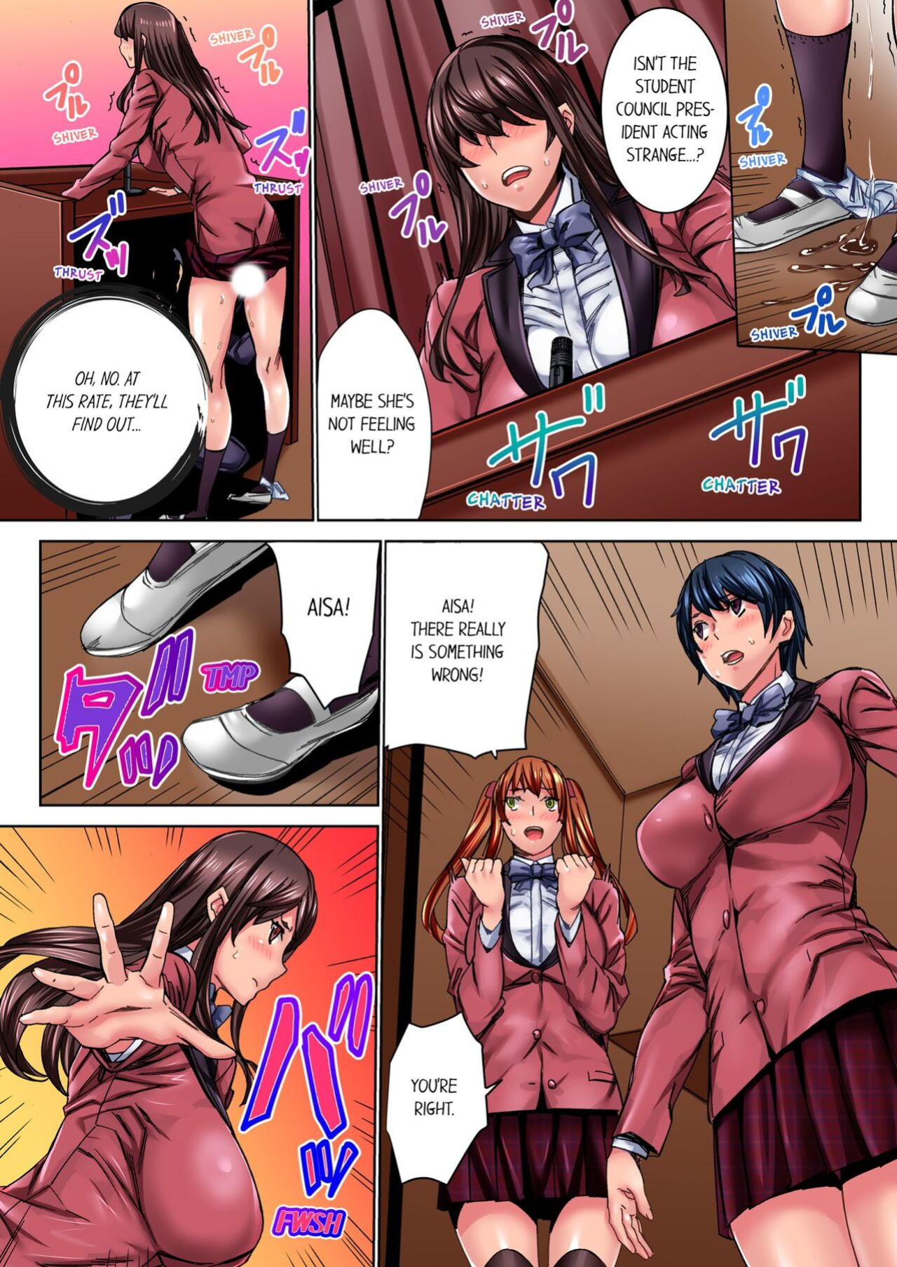 [OUMA] IKUu!! Zenkou Seito no Mae de Koukai Zecchou-saserareta JK no Matsuro 1 | Cumming in Front of the Entire Student Body 1