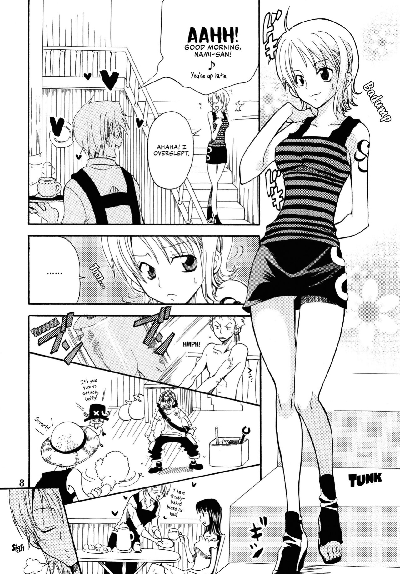 [Kurione-sha (YU-RI)] Zoro-Nami ★ Sairoku (One Piece)