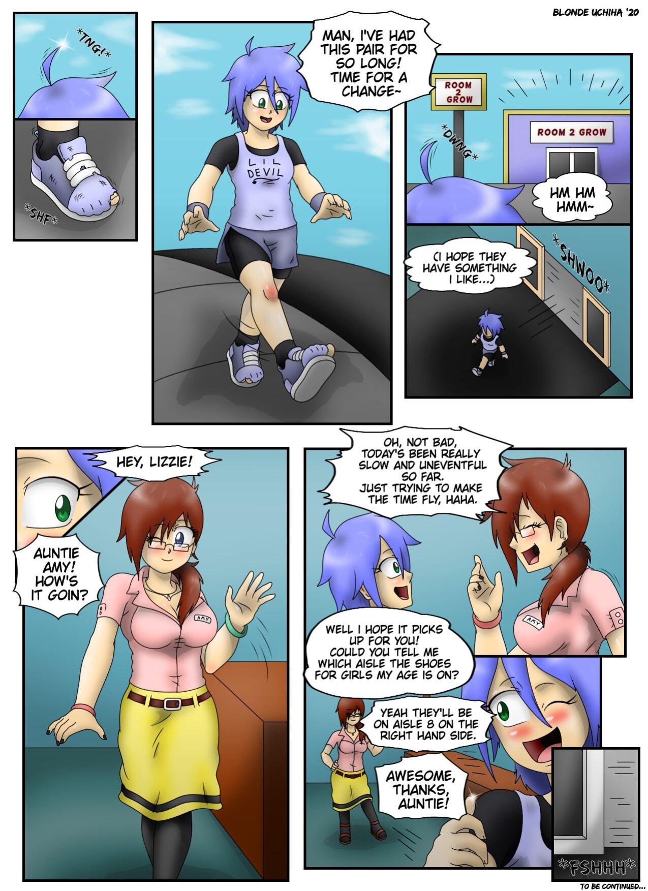 [BlondeUchiha (WolfenUchiha111)] Lizzie & Amy's Swappin' Good Time