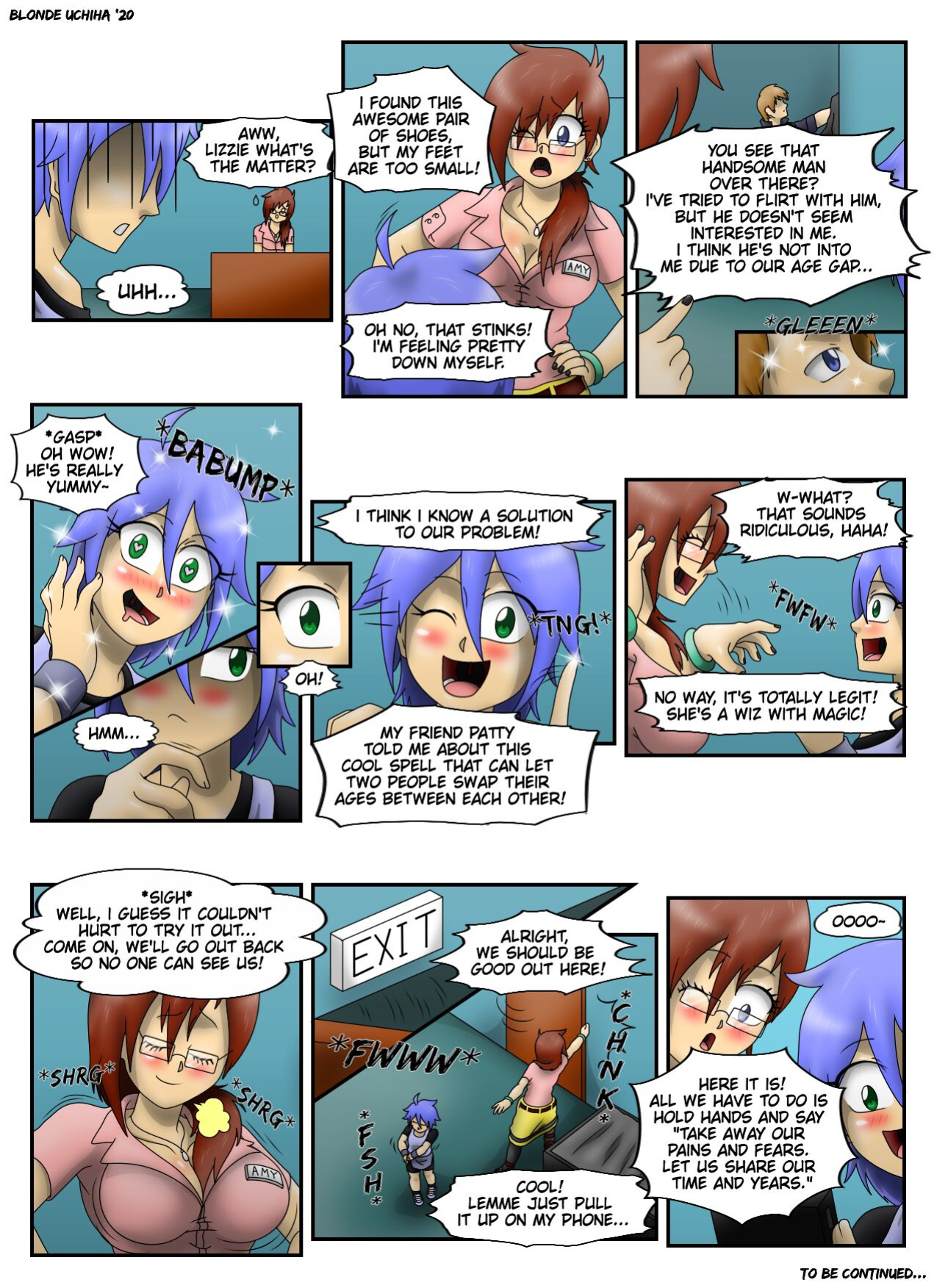 [BlondeUchiha (WolfenUchiha111)] Lizzie & Amy's Swappin' Good Time