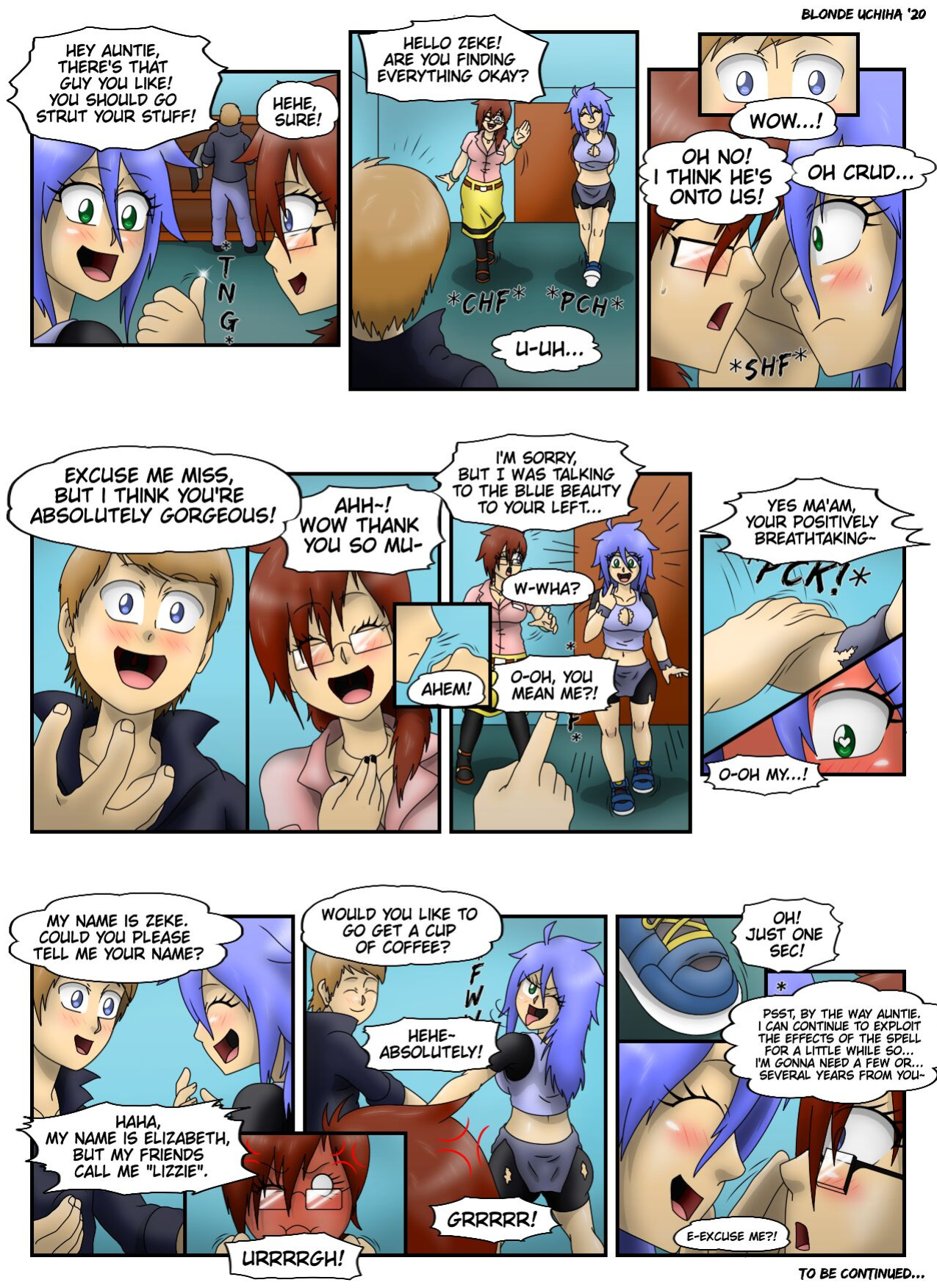 [BlondeUchiha (WolfenUchiha111)] Lizzie & Amy's Swappin' Good Time