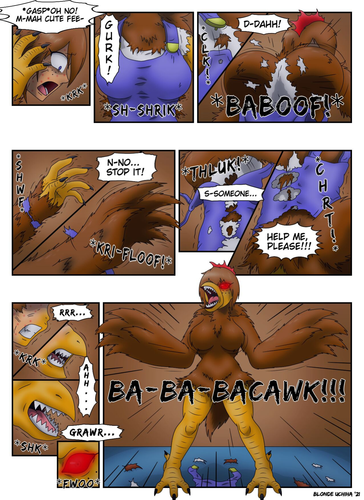 [BlondeUchiha (WolfenUchiha111)] Hailey Clucks Up