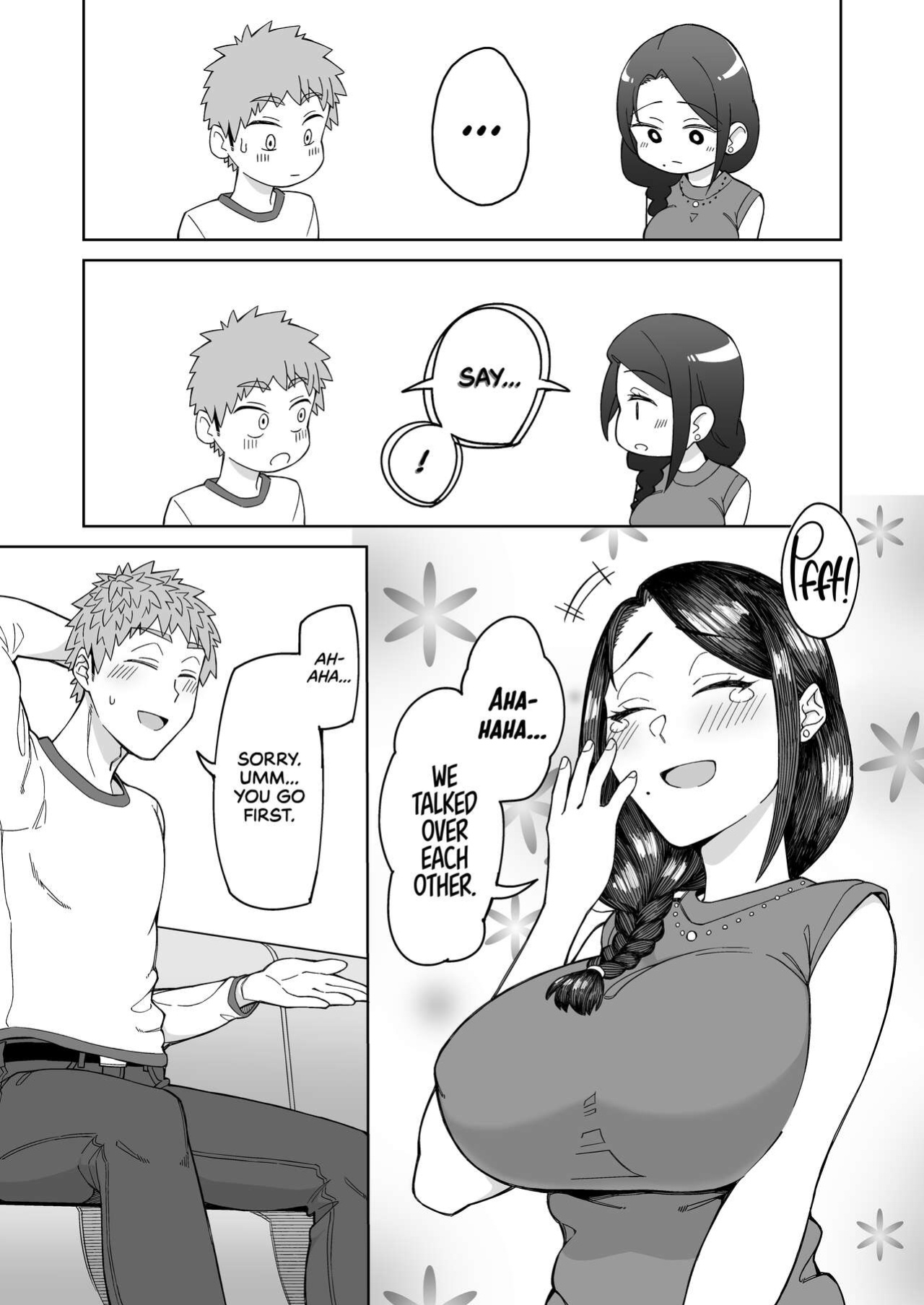 [Misaki (Akutenkou)] Hatsukoi no Hito wa, Tomodachi no Mama. | My First Love Is My Friend's Mom. [RedLantern]