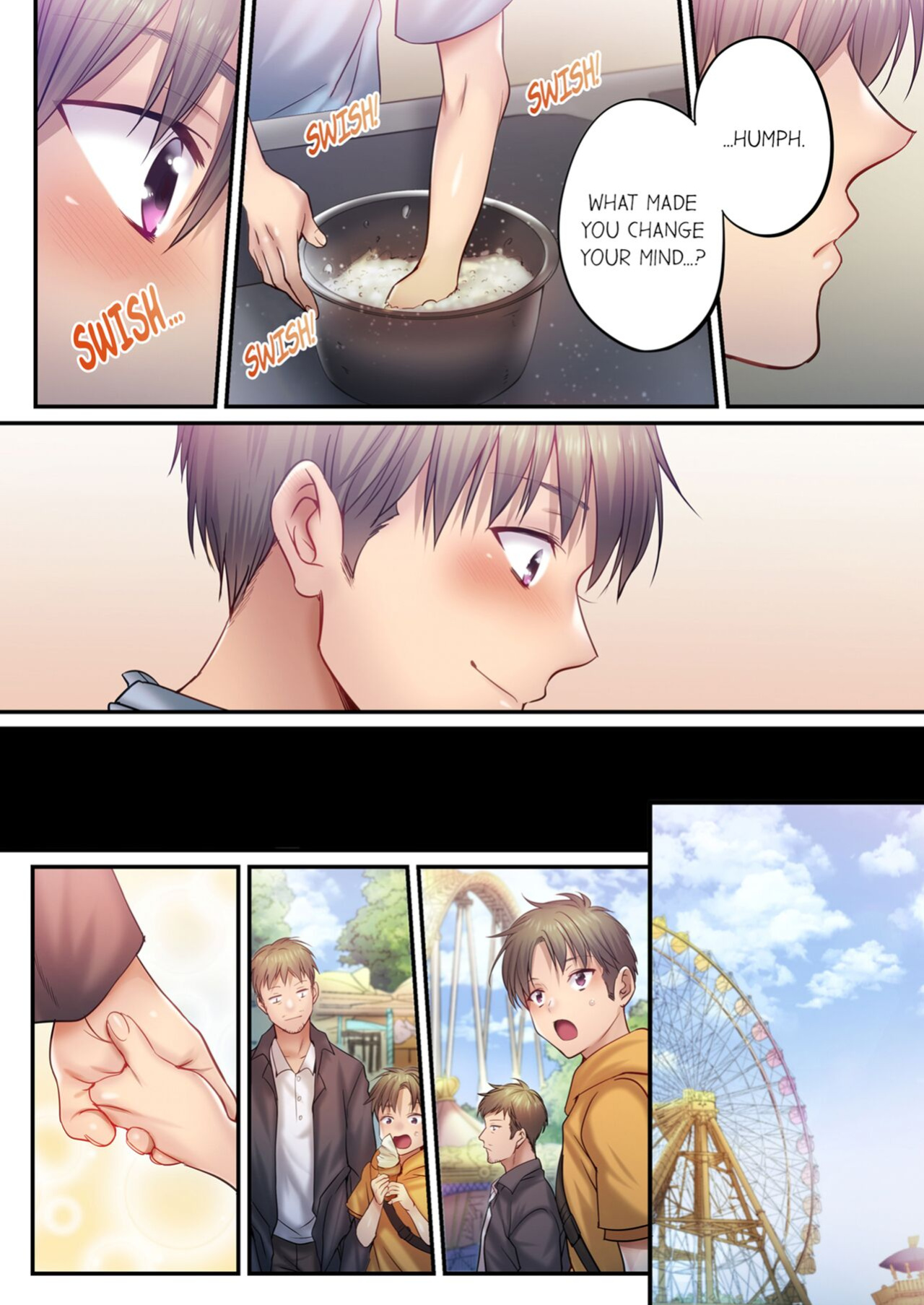 [FFC] I Can't Resist His Massage! Cheating in Front of My Husband's Eyes Vol. 15