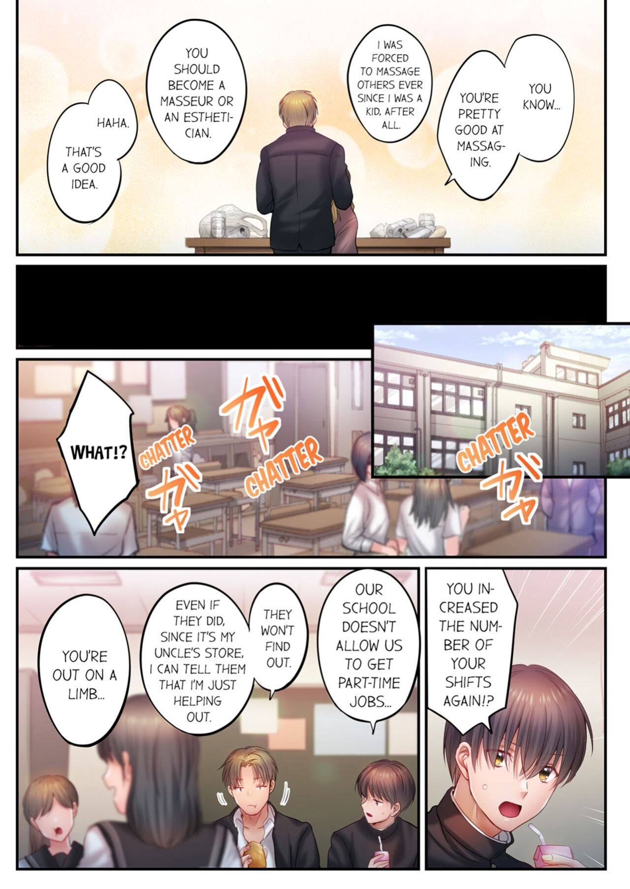 [FFC] I Can't Resist His Massage! Cheating in Front of My Husband's Eyes Vol. 15