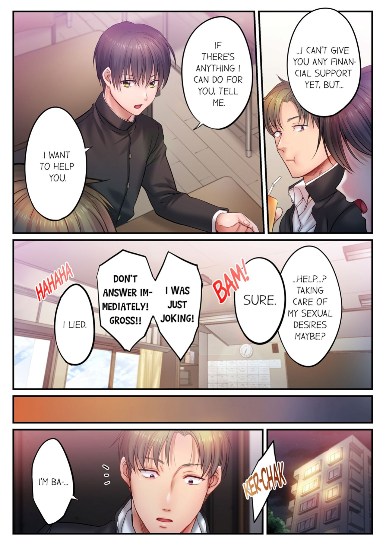 [FFC] I Can't Resist His Massage! Cheating in Front of My Husband's Eyes Vol. 15