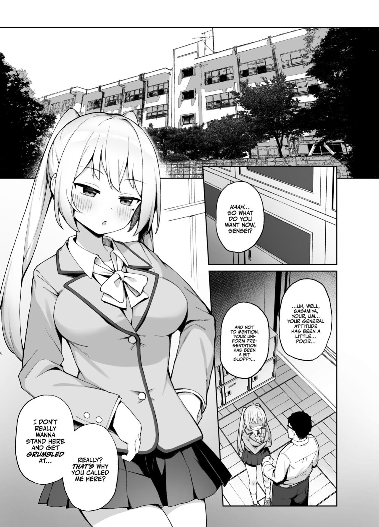 [Punipuni no Hoppe (Kawayoi)] Sex-Ed By Suggestion | Saimin Seikyouiku [Bikkie Biter]