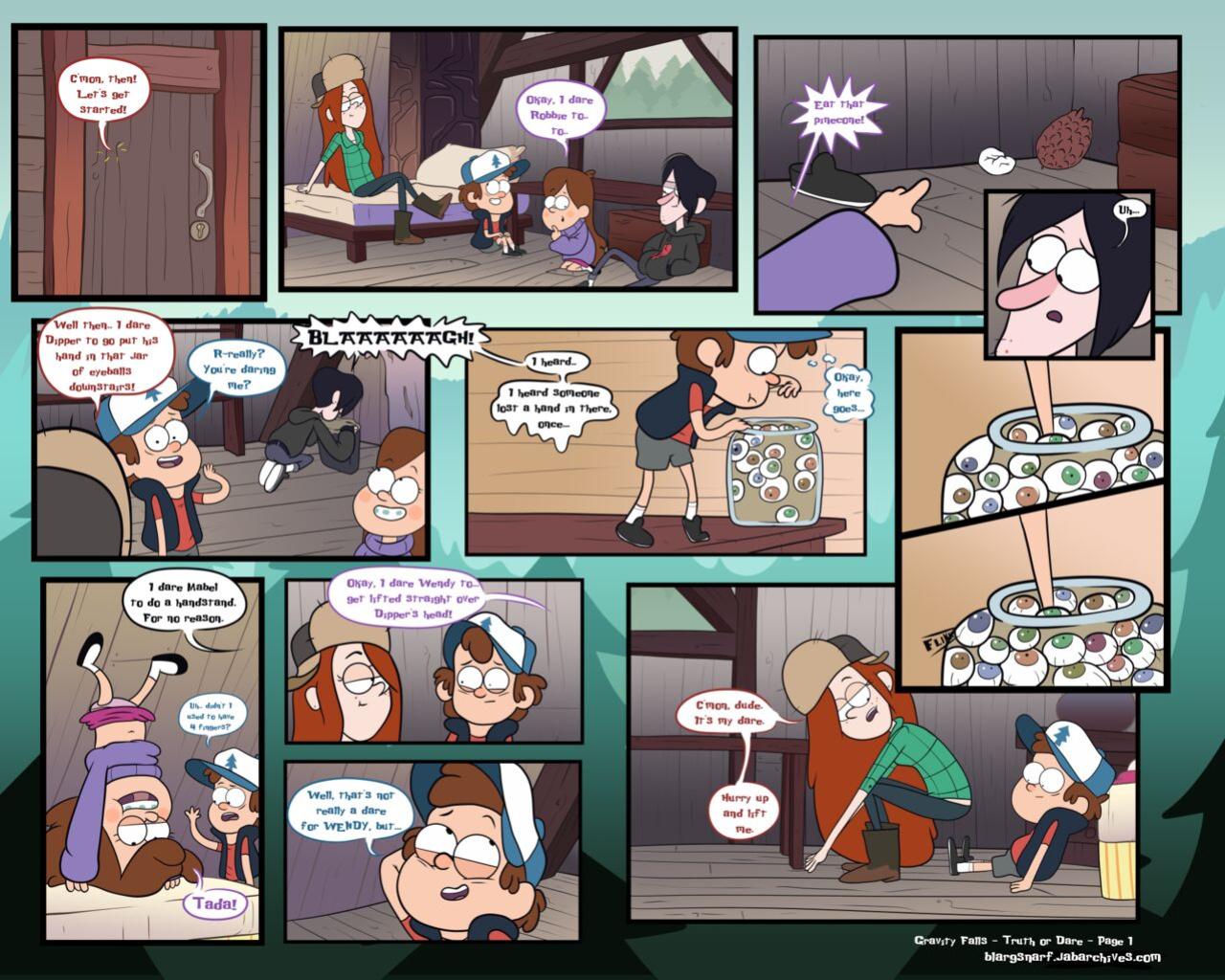 [Blargsnarf] Truth or dare (Gravity Falls)