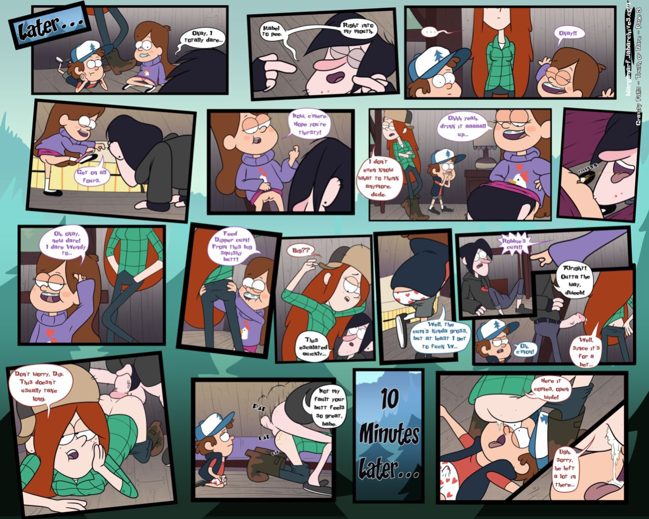 [Blargsnarf] Truth or dare (Gravity Falls)