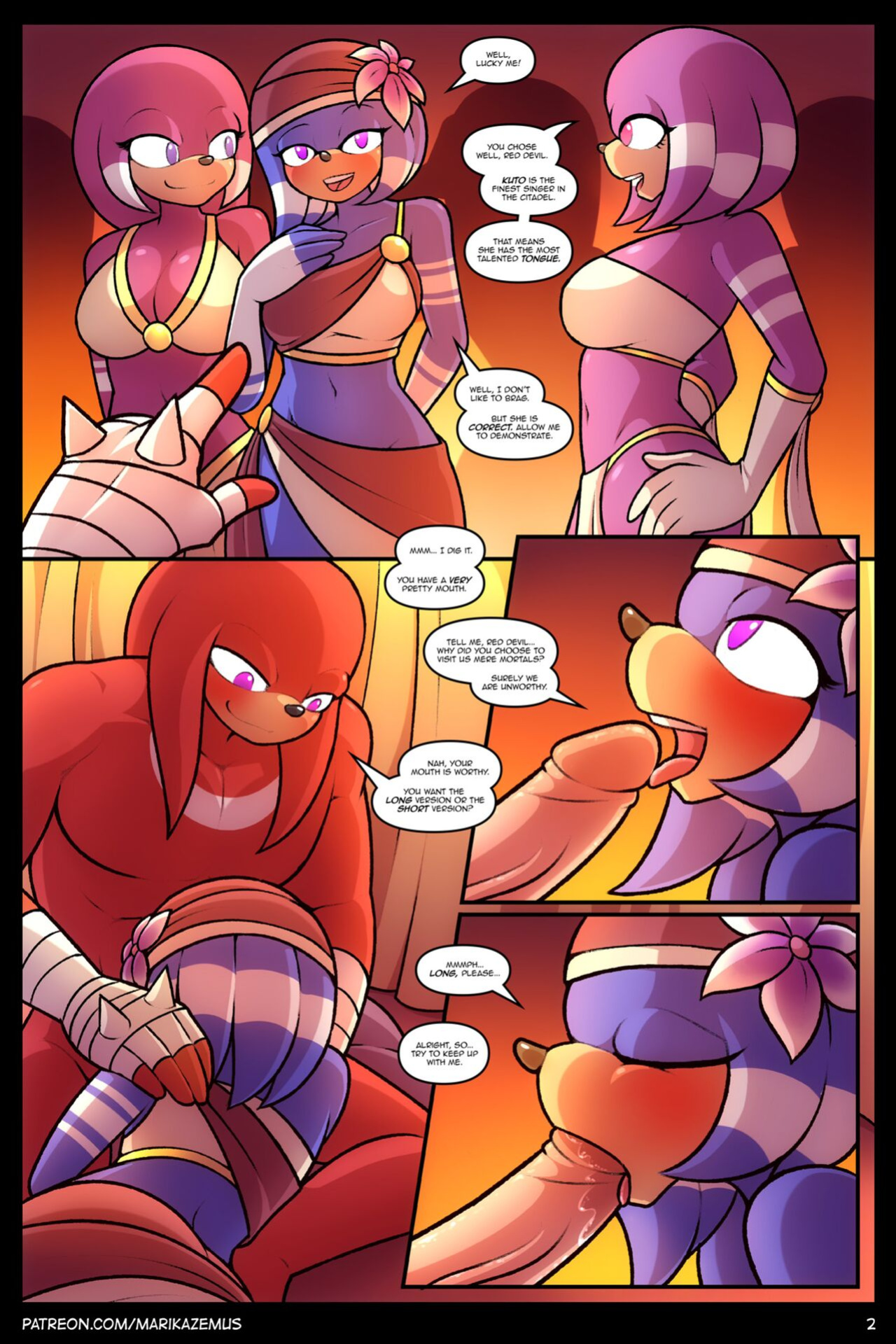 [MarikAzemus] Sonic Boom: Echidna Nights (Sonic the Hedgehog)