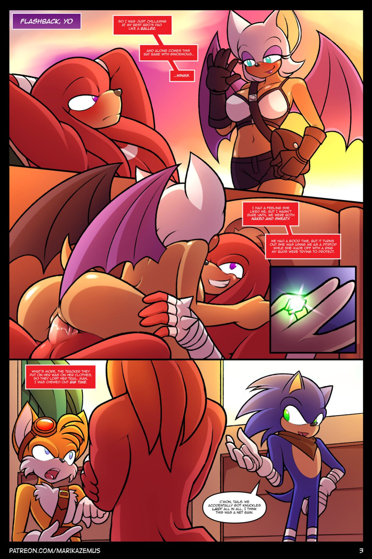 [MarikAzemus] Sonic Boom: Echidna Nights (Sonic the Hedgehog)