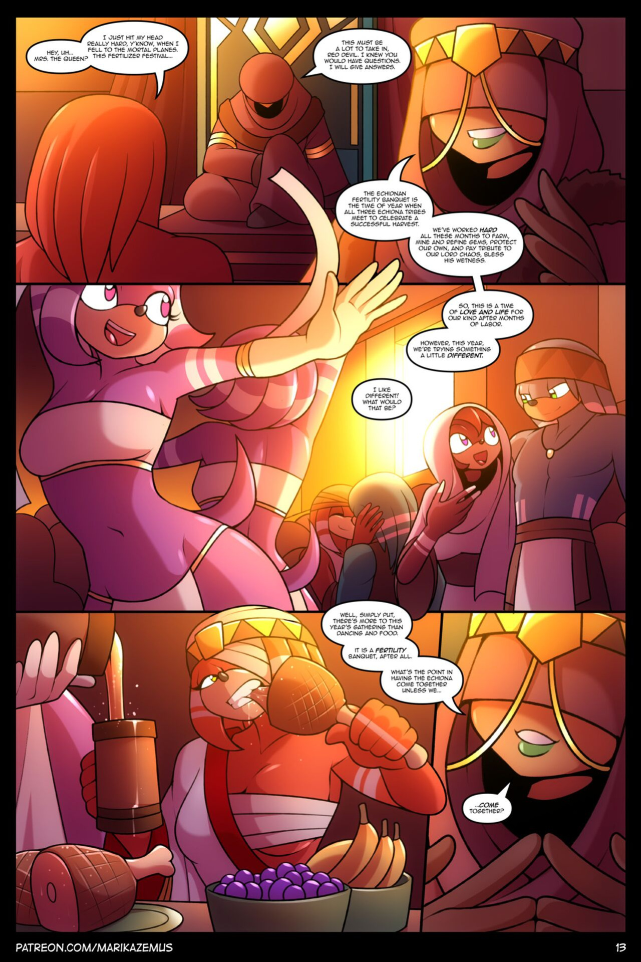 [MarikAzemus] Sonic Boom: Echidna Nights (Sonic the Hedgehog)