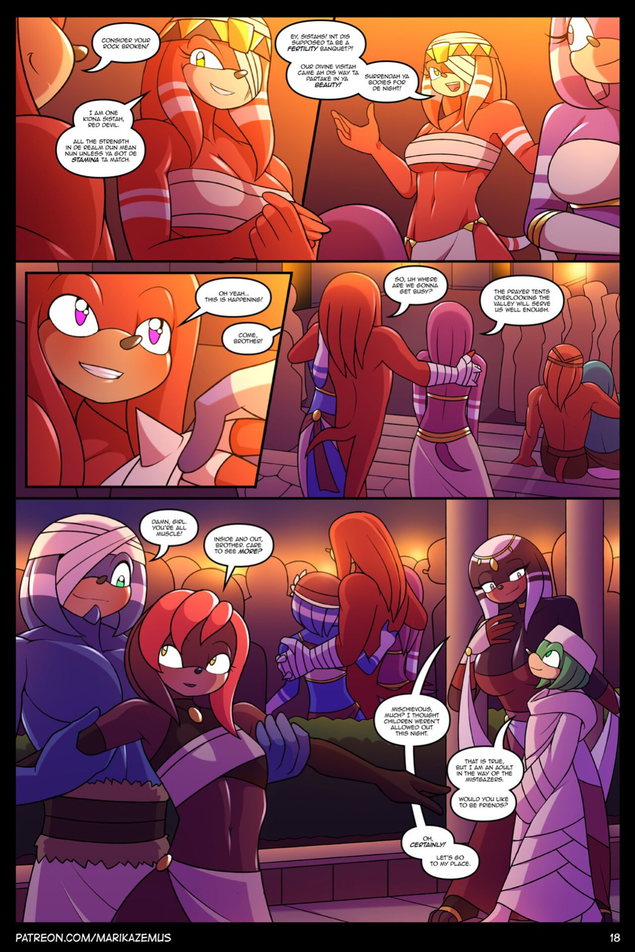 [MarikAzemus] Sonic Boom: Echidna Nights (Sonic the Hedgehog)