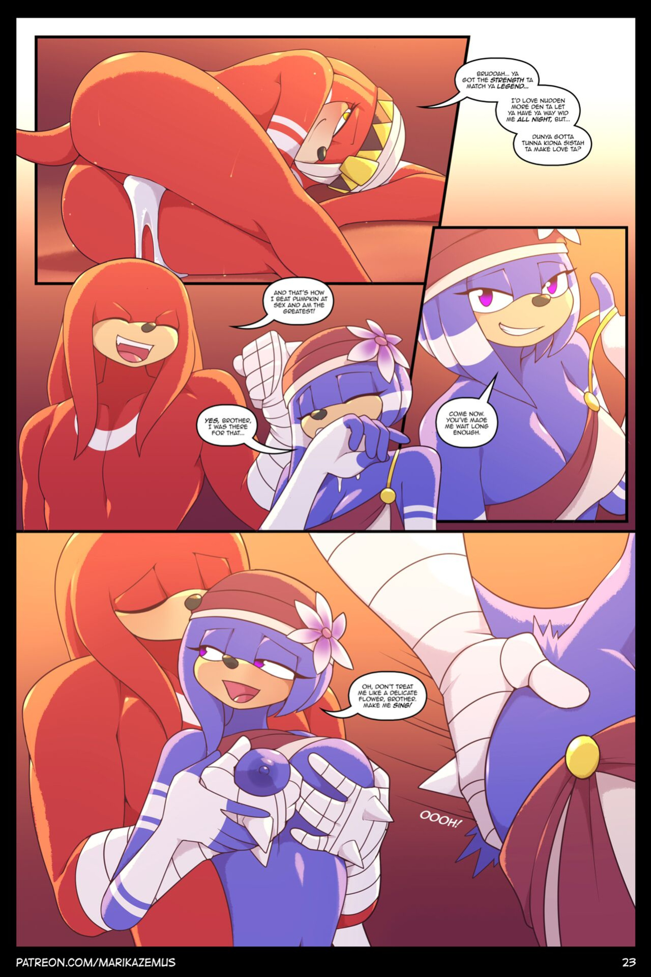 [MarikAzemus] Sonic Boom: Echidna Nights (Sonic the Hedgehog)