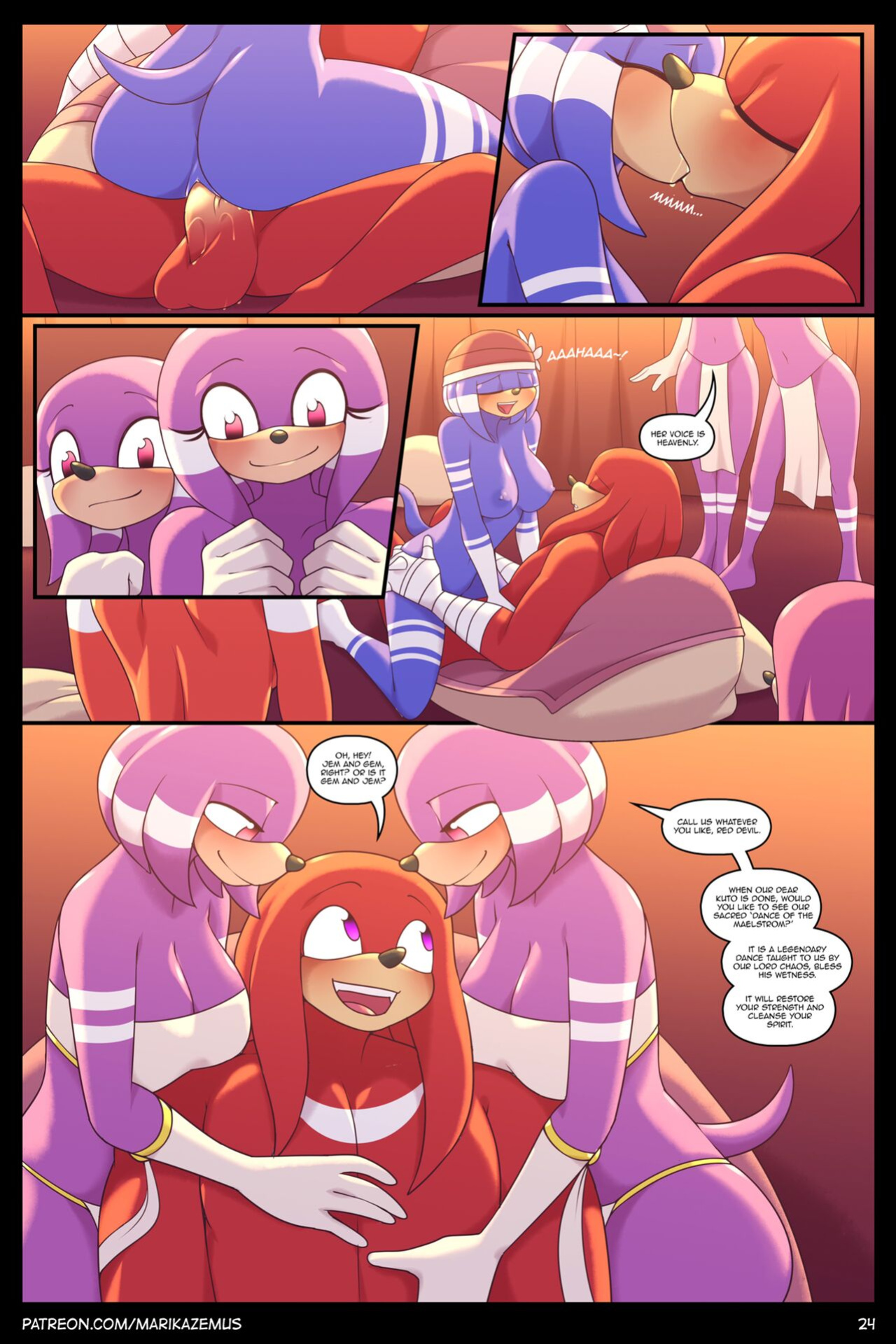 [MarikAzemus] Sonic Boom: Echidna Nights (Sonic the Hedgehog)