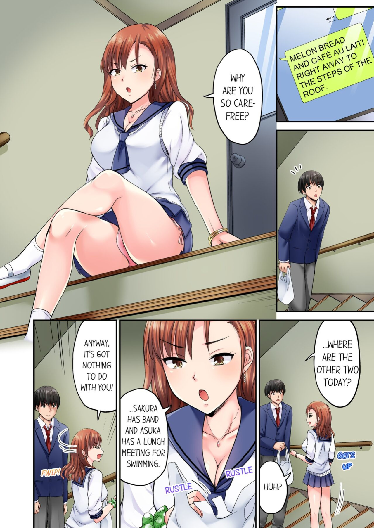 [Takayama Non] Pashiri no Shita Teku, Yabaitte... ~ Ebi Sori Iki Suru Namaiki Gyaru 1 | Bullied Boy's Tongue Revenge 1 [Descensored]