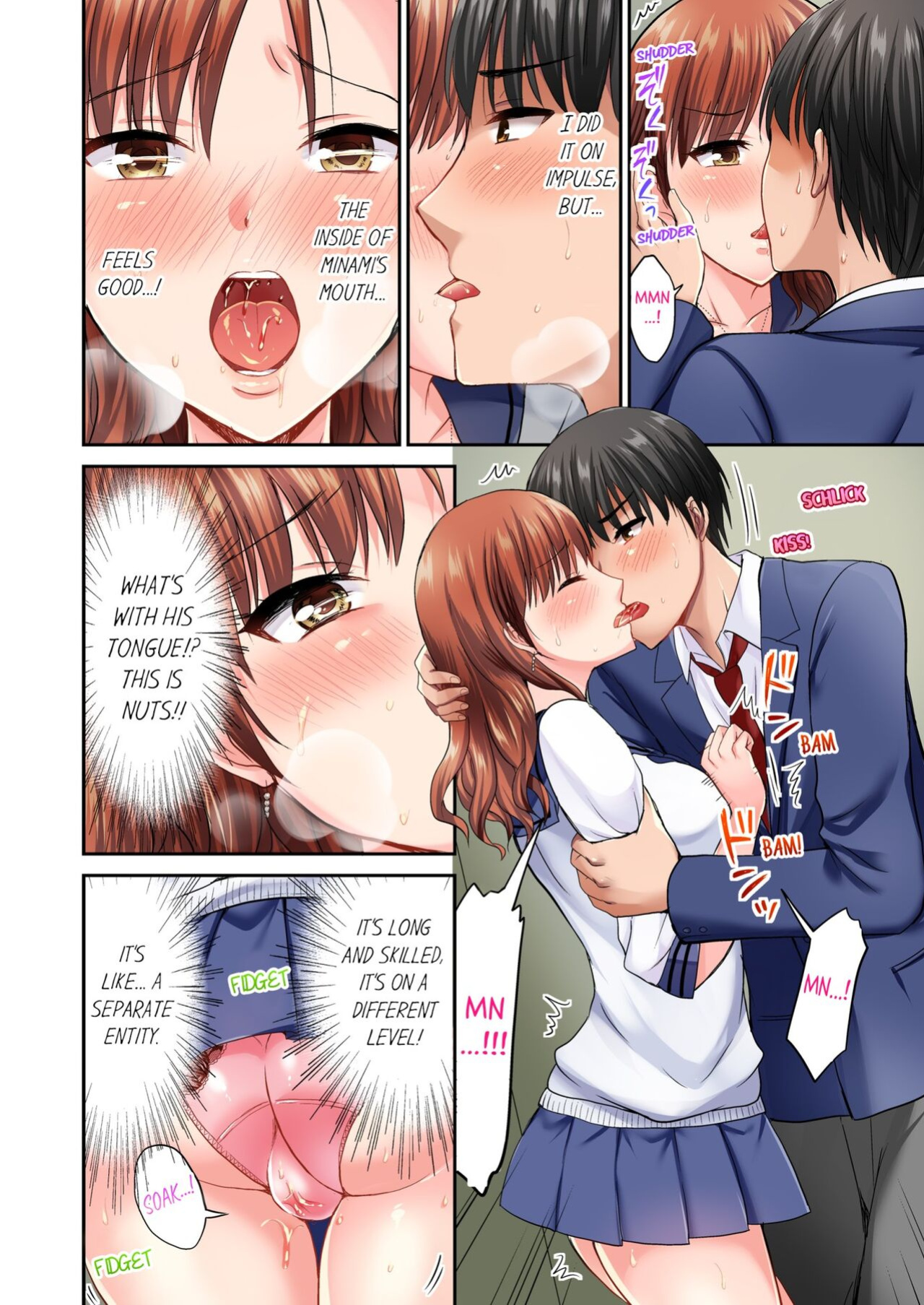 [Takayama Non] Pashiri no Shita Teku, Yabaitte... ~ Ebi Sori Iki Suru Namaiki Gyaru 1 | Bullied Boy's Tongue Revenge 1 [Descensored]
