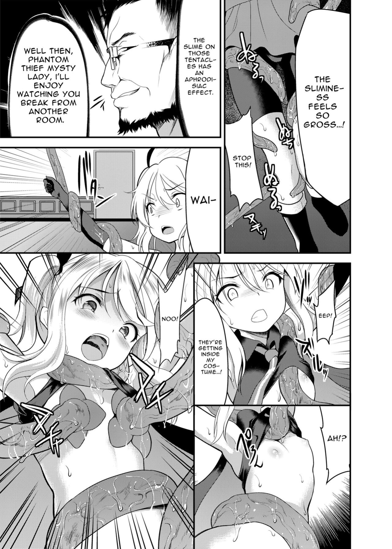 [No Future (L Trap, Hashioto Ranki)] Kaitou Shoujo Mysty Lady ~Muku na Henshin Heroine wa Shokushu to Minshuu ni Otosareru~ | Phantom Thief Misty Lady ~Pure Transforming Heroine Sullied by Tentacles and Scoundrels~ [oyatsu]