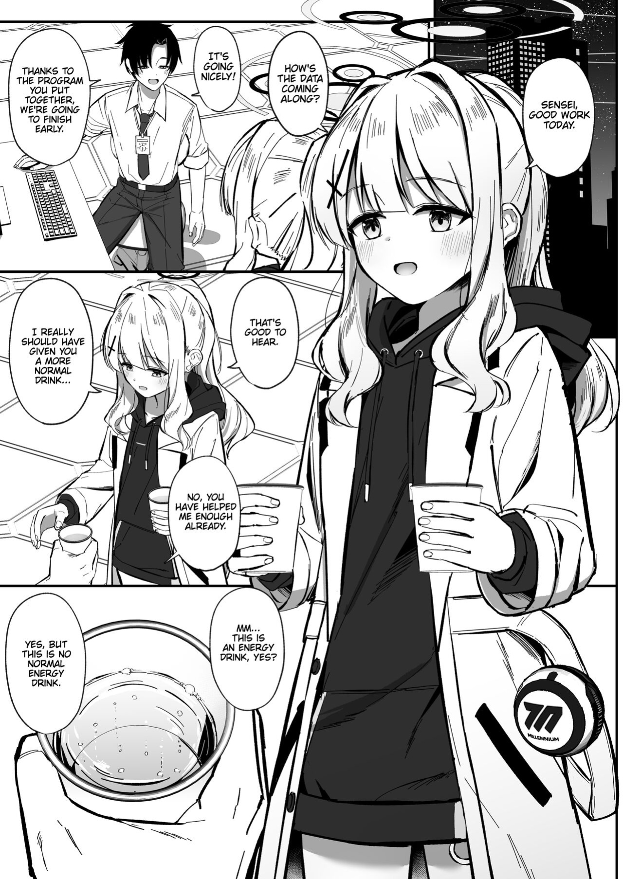 [Sakaetenaidesu. (Sakae)] Energy Overflow (Blue Archive) [Cunny&Cumming Scans]