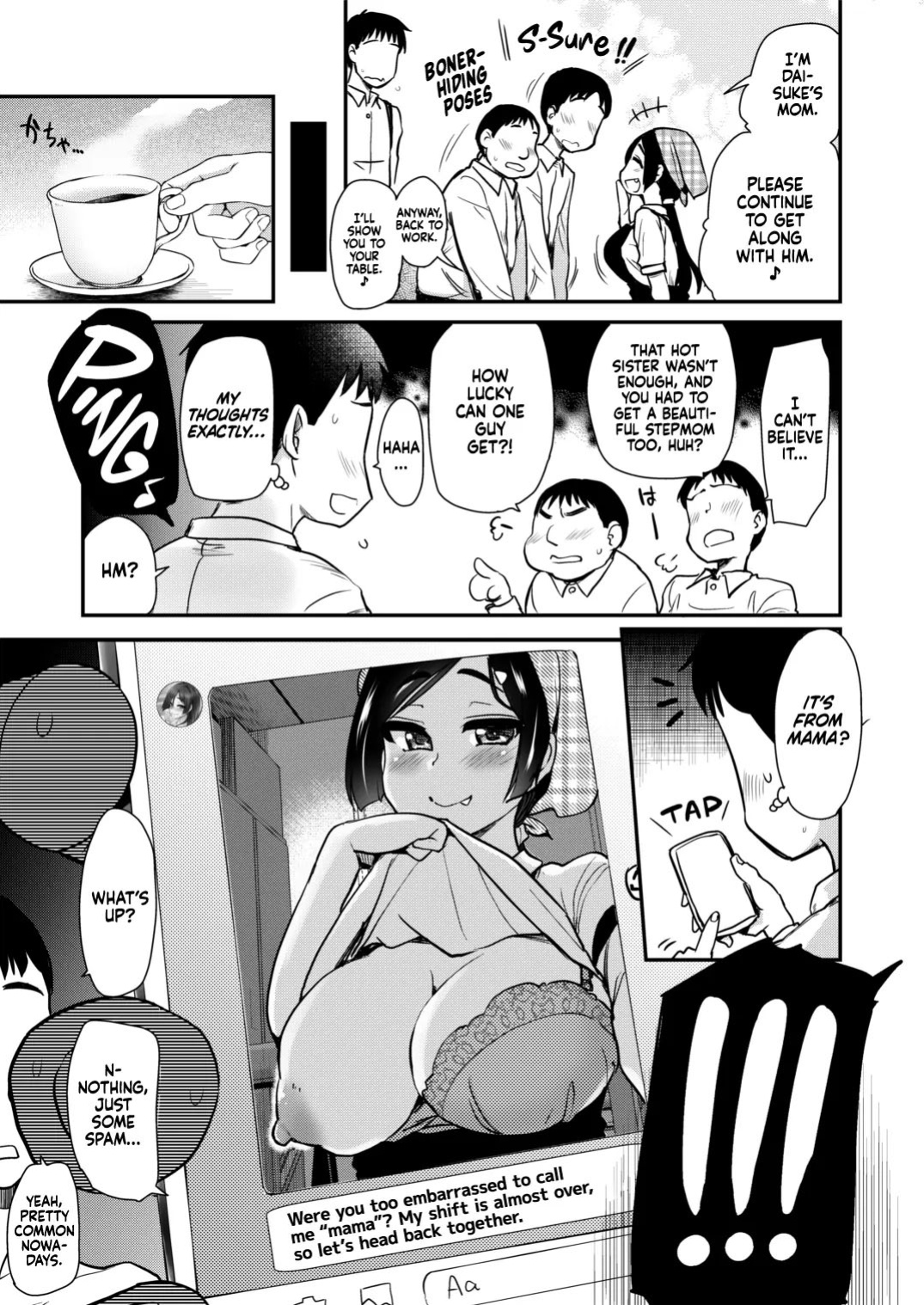 Tomodachi ga Urayamu H Sugiru Boku no Mama to Onee-chan wa, Tokoro Kamawazu Boku o Yuuwaku o Shite Kimasu V1
