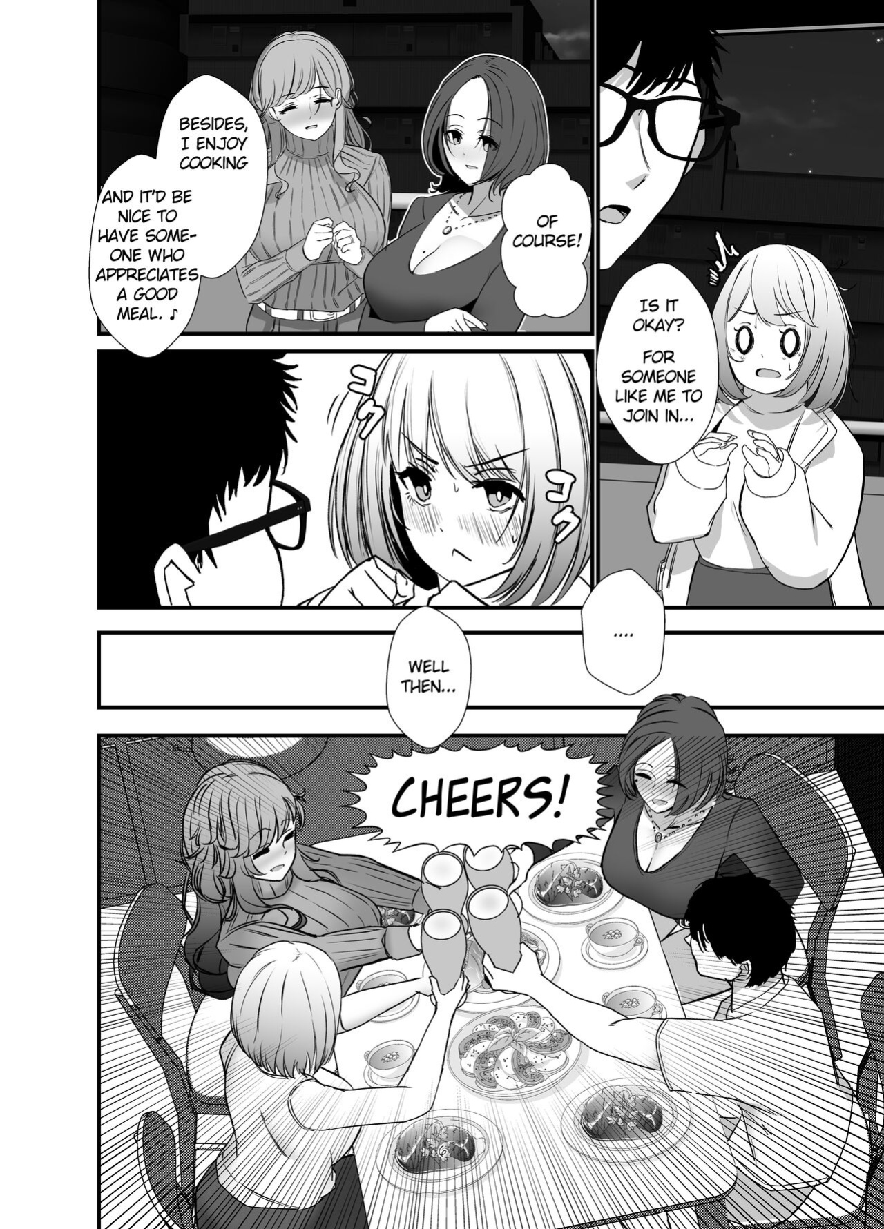 [Milk Sausage (Oniken)] Tawaman no Hitozuma-tachi wa Yokkyuu Fuman Sugite | The housewives of the luxury apartment are too dissatisfied with their desires.