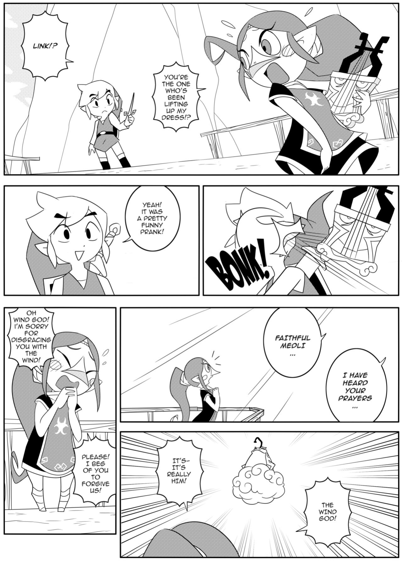 [Dangerking11] Medli And The Wind God's Wind