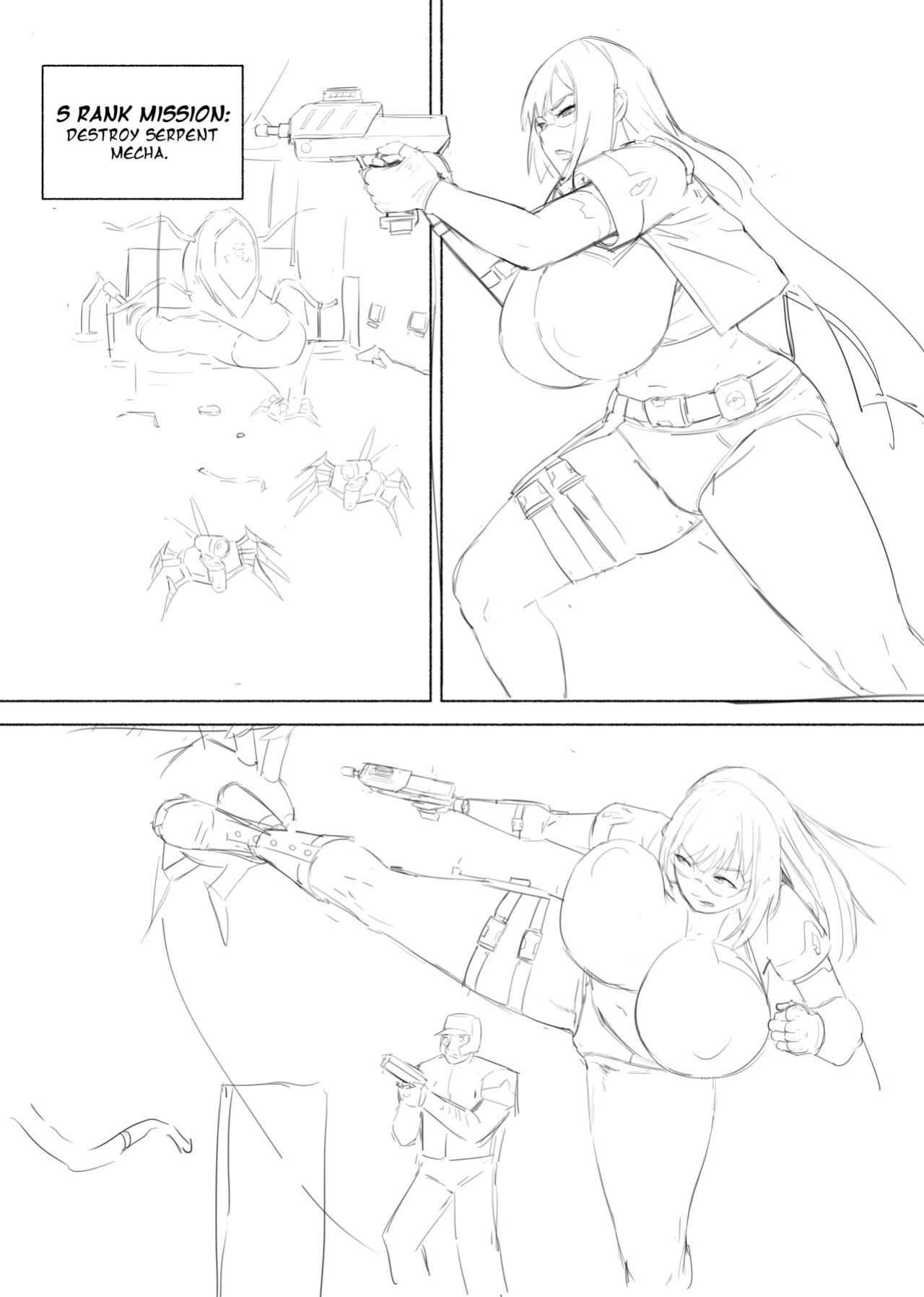 Guild Clerk's Too Busty Client