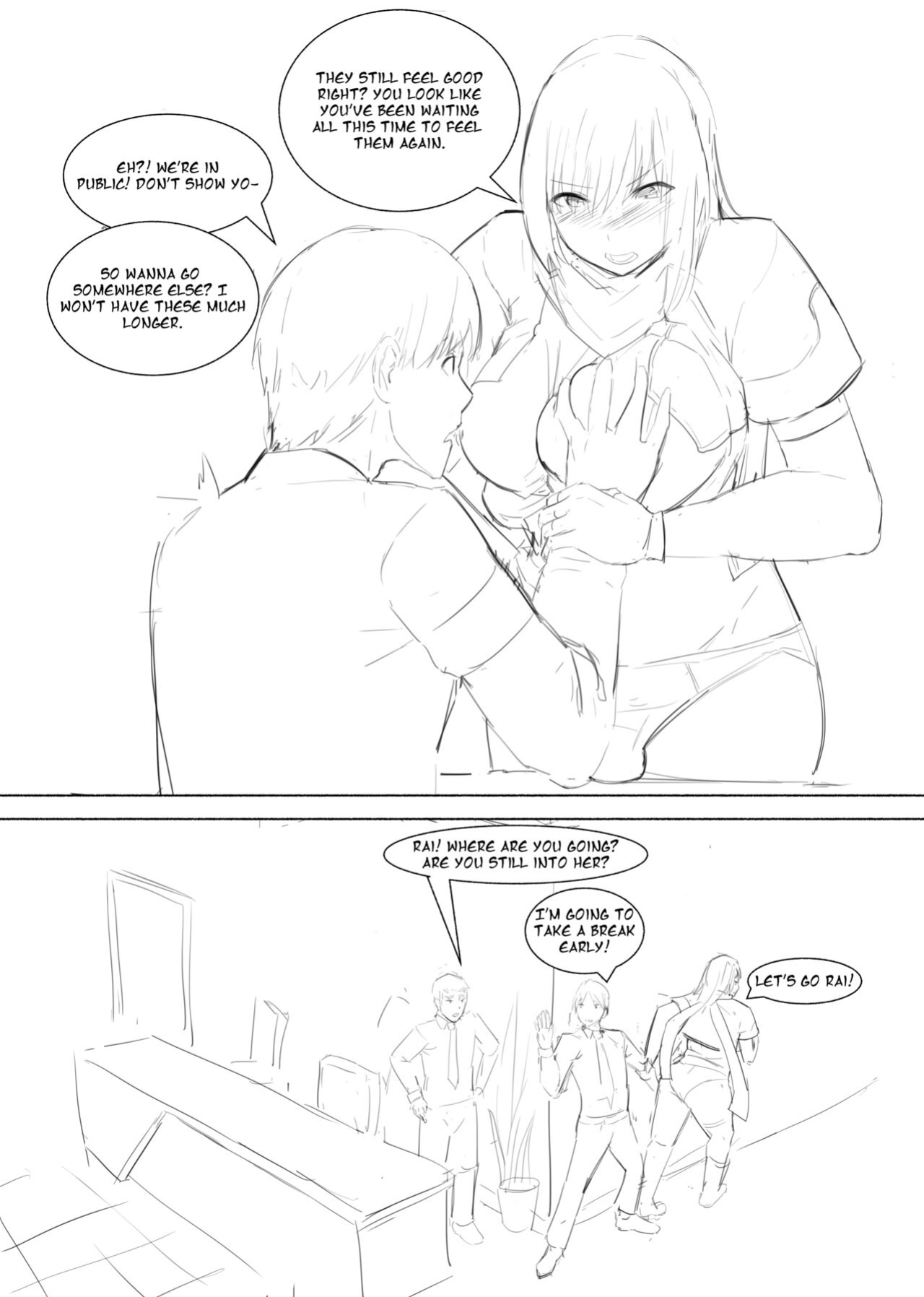 Guild Clerk's Too Busty Client