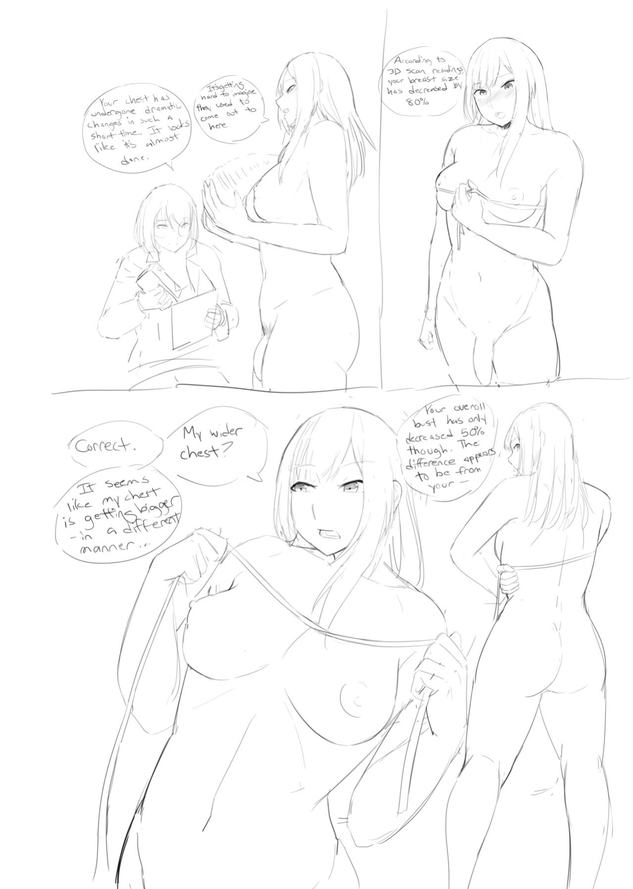 Guild Clerk's Too Busty Client