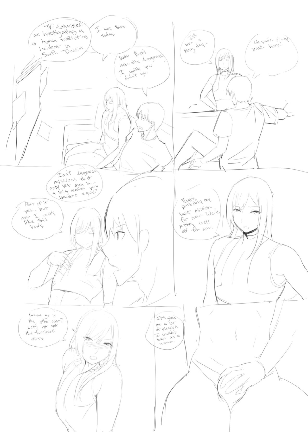 Guild Clerk's Too Busty Client