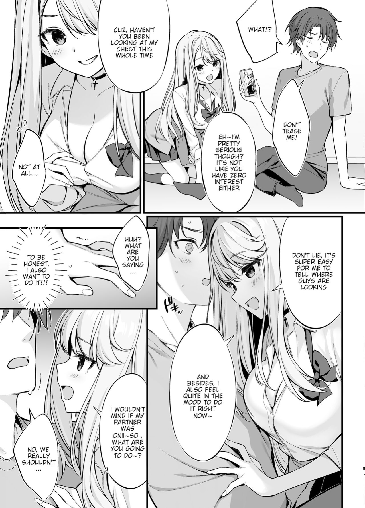 [P:P (Oryou)] SNS de Deatta no wa Gyaru-ka shita Imouto Deshita [Too Laz Translations]