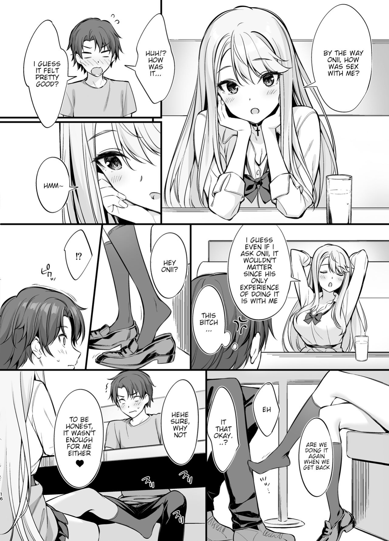 [P:P (Oryou)] SNS de Deatta no wa Gyaru-ka shita Imouto Deshita [Too Laz Translations]