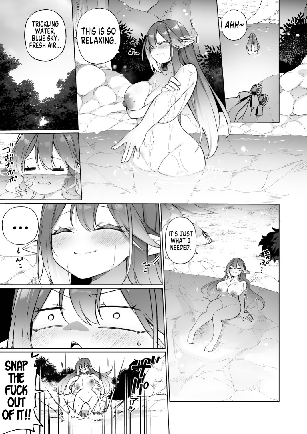 [Slime no Kanmuri (Kanmuri)] Mesugaki Elf ni Natta Don Elf-ka no Kusuri part 3 | A Bandit Chief Who Turned Into a Bratty Elf Girl Elvification Drug part 3 [GTF]