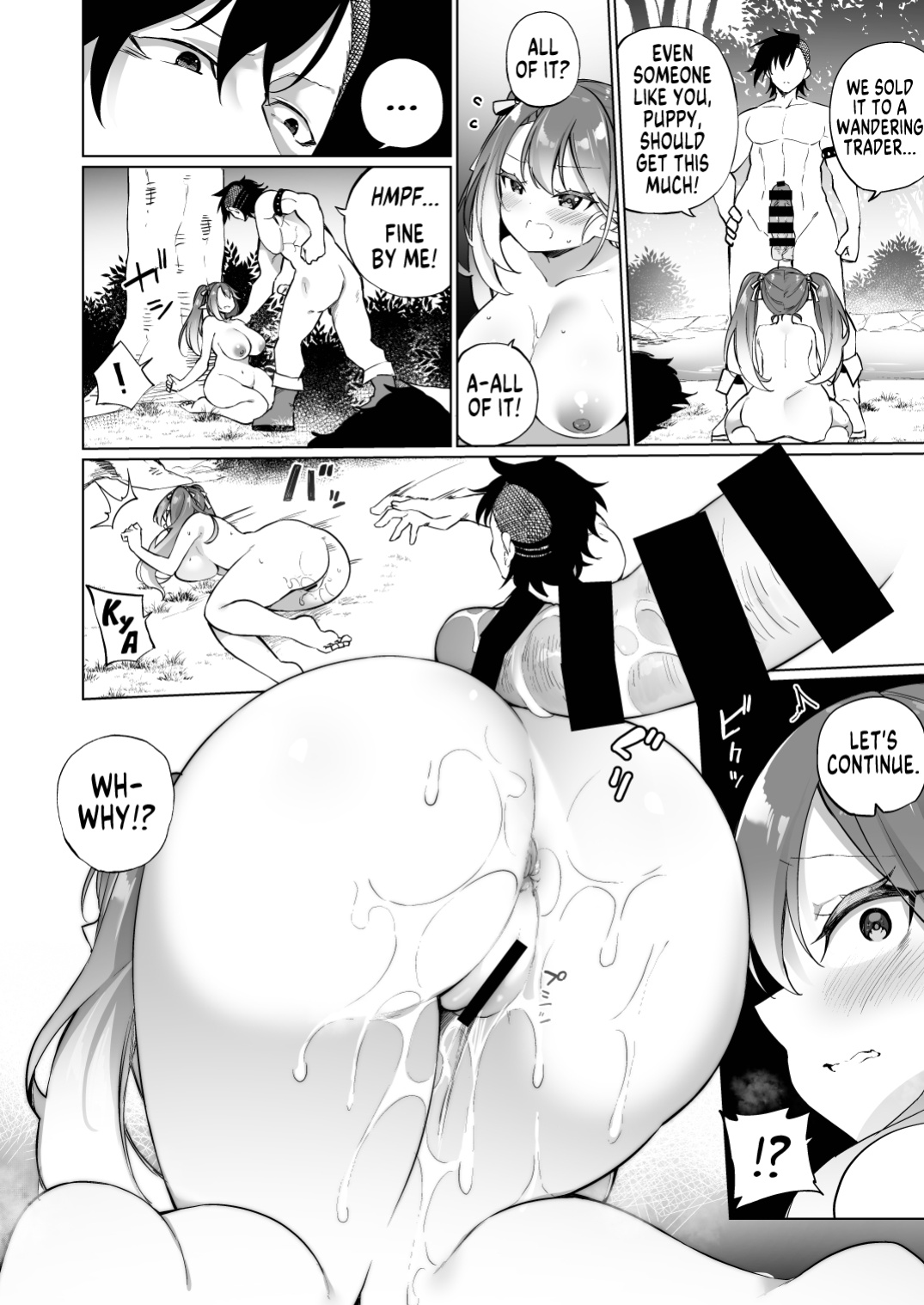 [Slime no Kanmuri (Kanmuri)] Mesugaki Elf ni Natta Don Elf-ka no Kusuri part 3 | A Bandit Chief Who Turned Into a Bratty Elf Girl Elvification Drug part 3 [GTF]