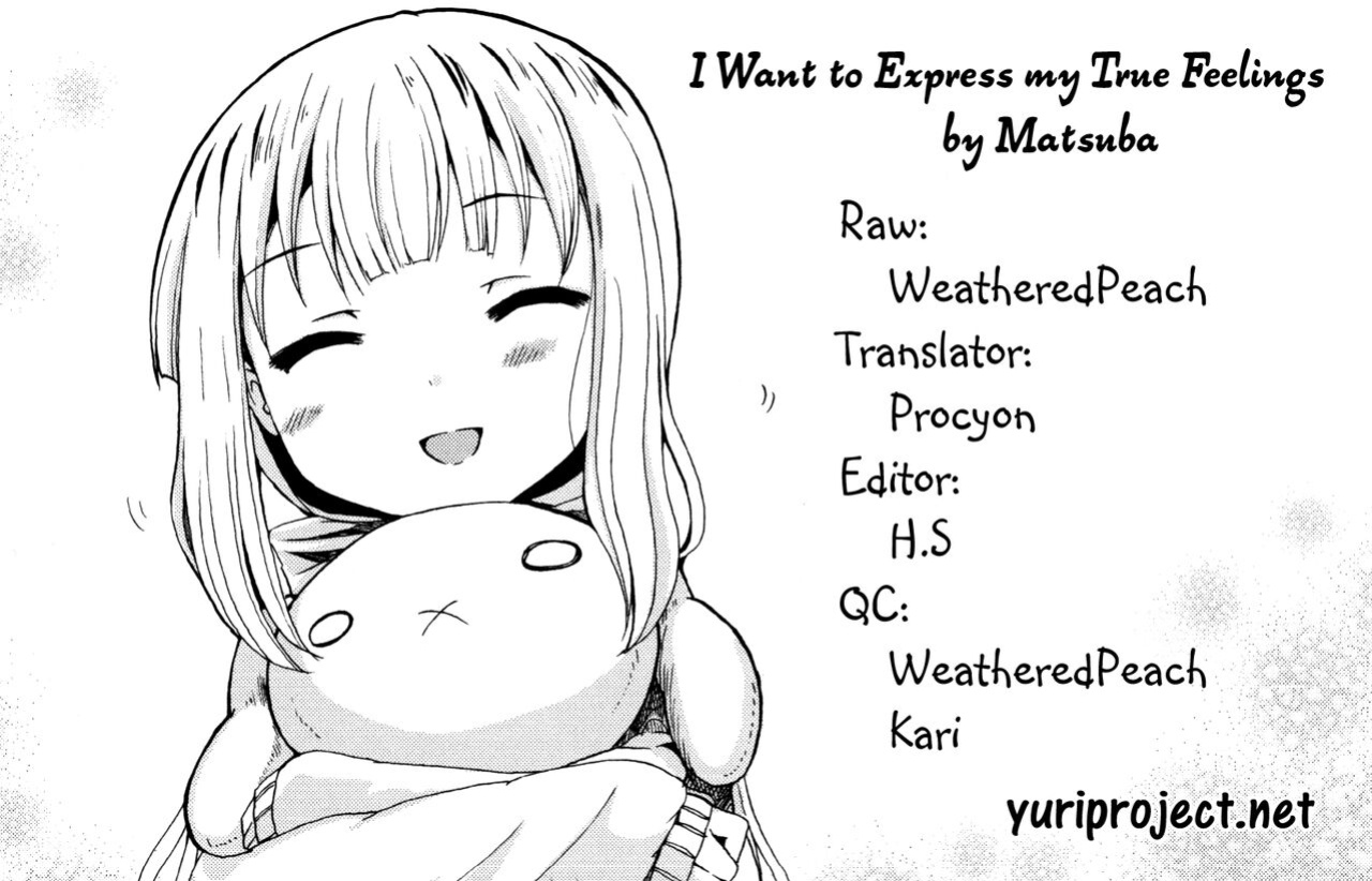 I Want To Express My True Feelings [yuriproject]