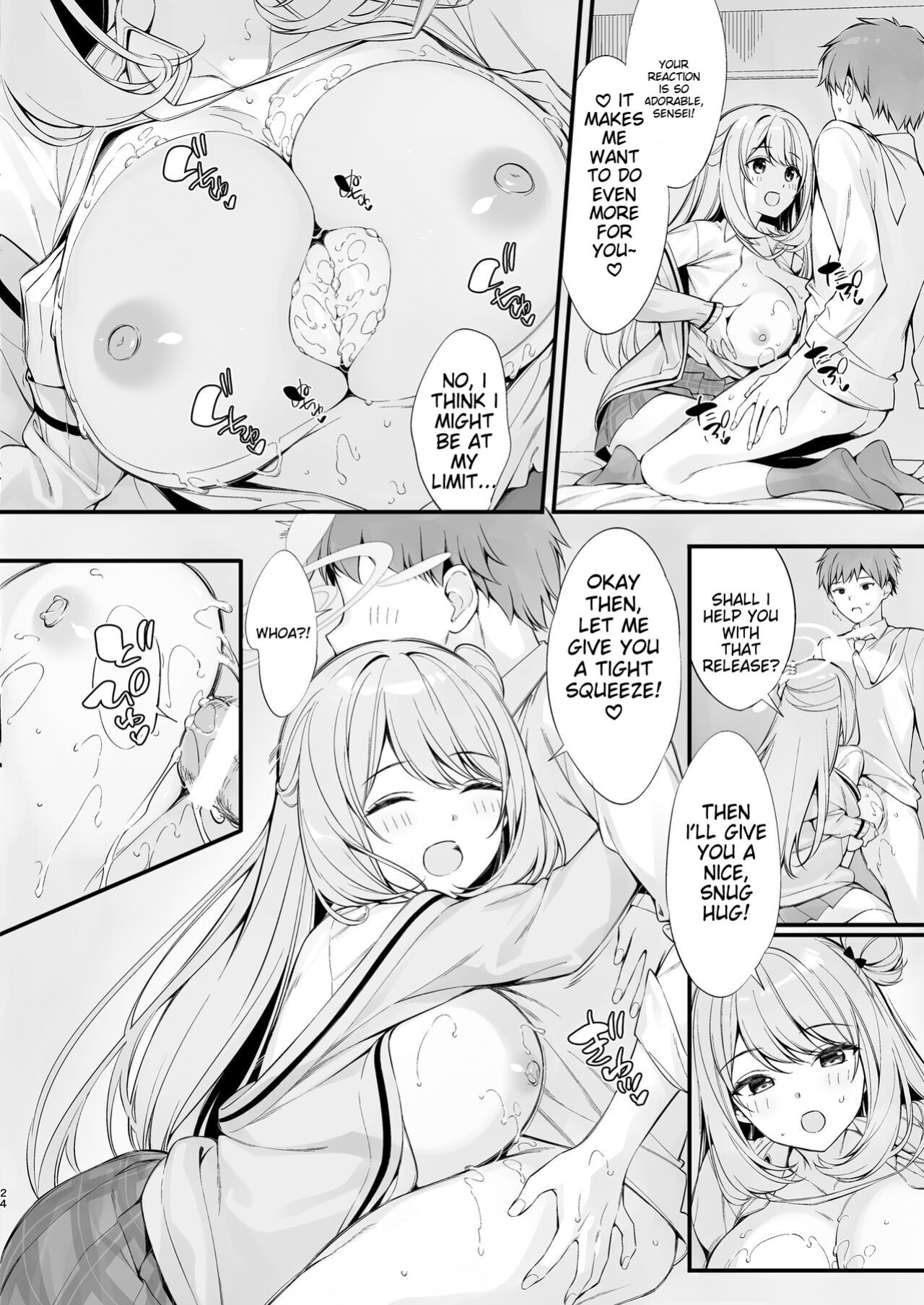 [P:P (Oryou)] Sensei, Nechattan desu ka? Osocchattemo Ii desu ka? (Blue Archive)