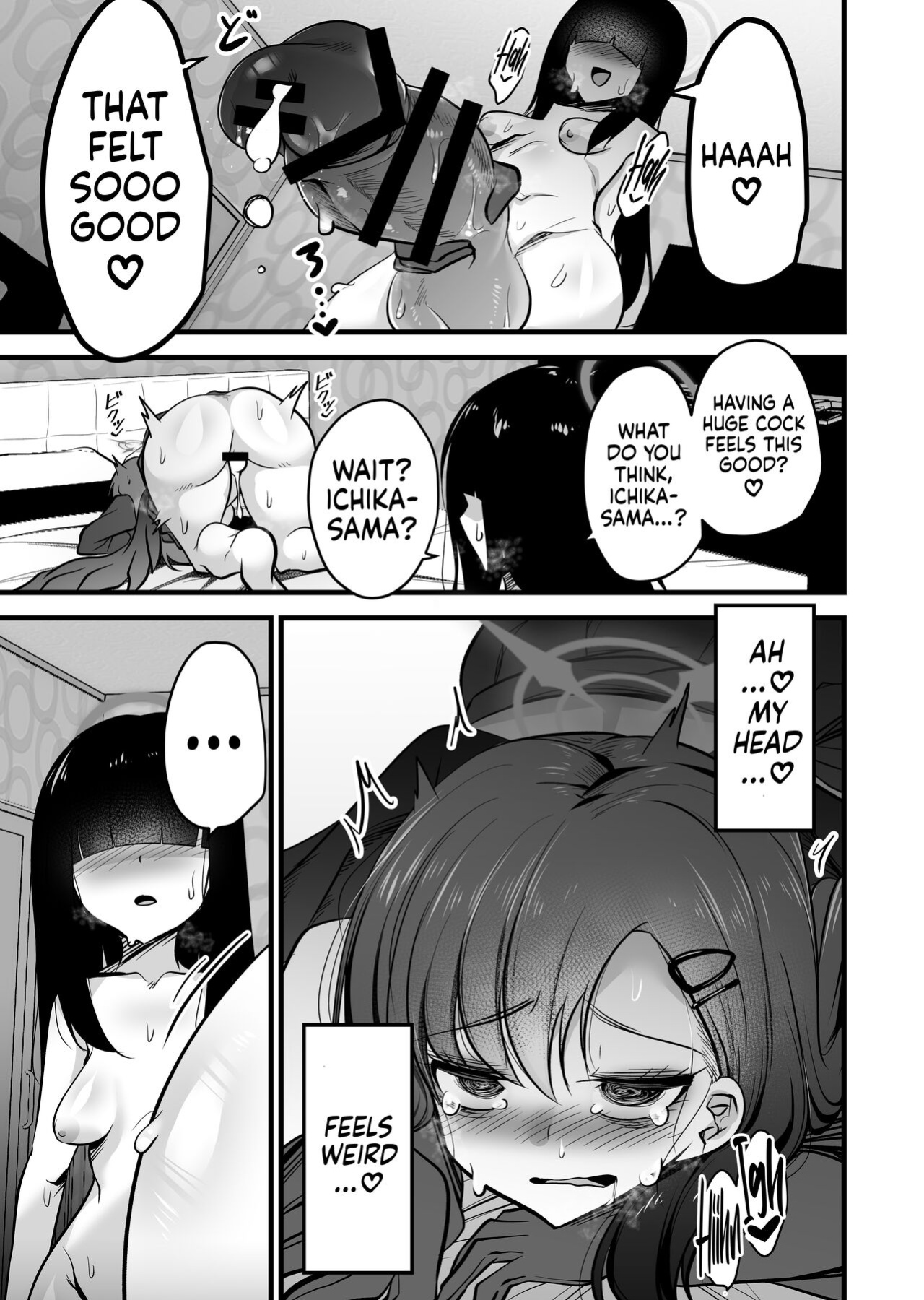 [Akagai (Mine Thrower)] Nakamasa Ichika VS Dekachin Mob-chan (Blue Archive) [Doujins.com]