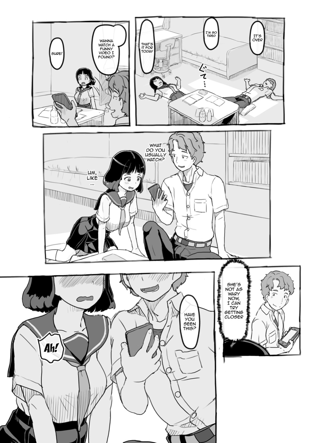 [Kuromahou Kenkyuujo (Nukaji)] Yumeoi Kareshi Mochi Doukyuusei [Doujins.com]