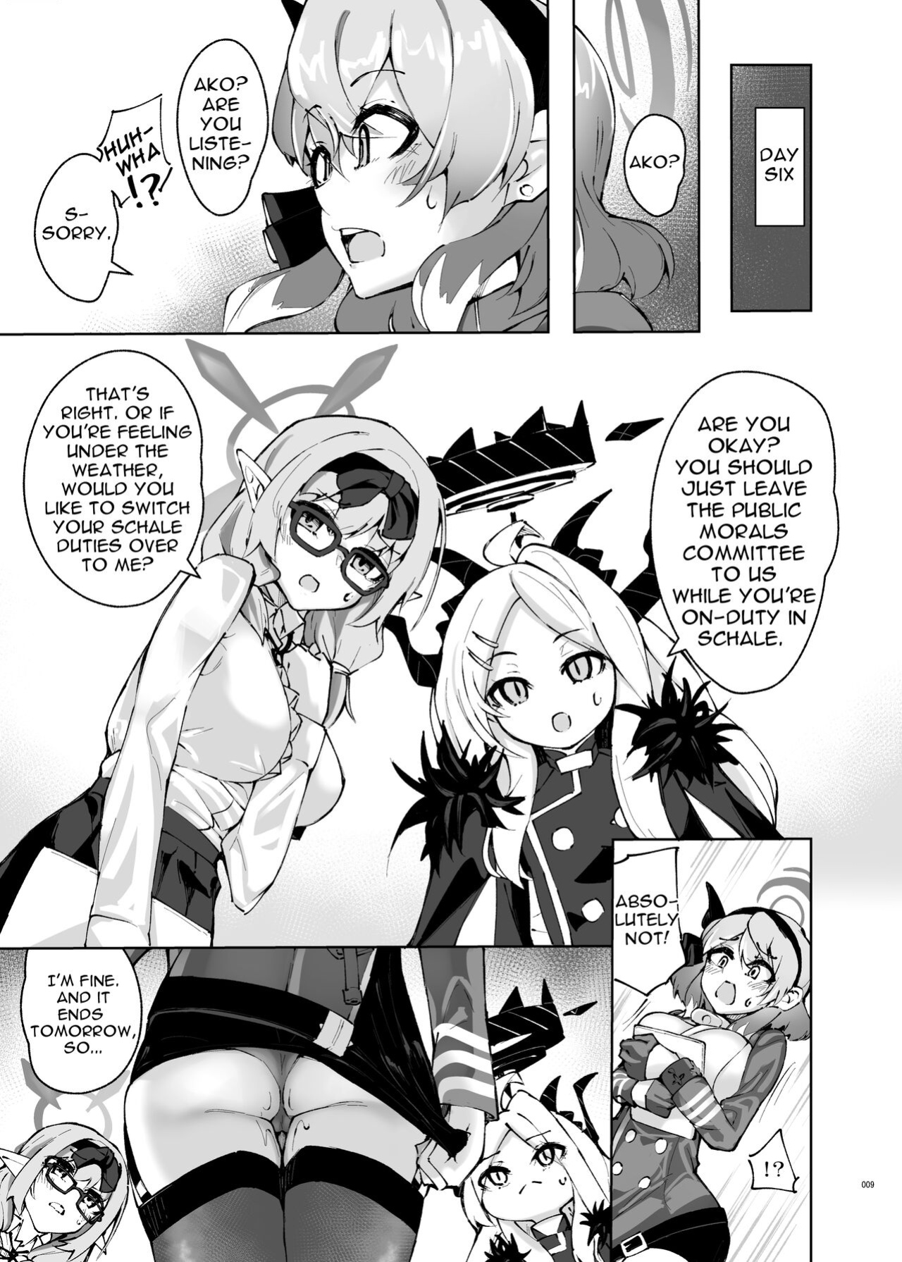[SlapStickStrike (Stealth Changing Line)] Amau Ako wa Iraira Shiteiru (Blue Archive) [Doujins.com]