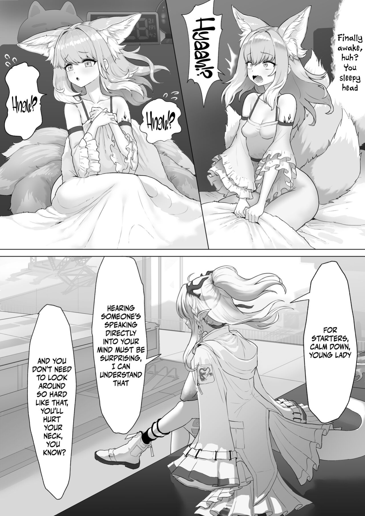 [Blacktan] Futanari Suzuran-chan (Arknights) [Doujins.com]