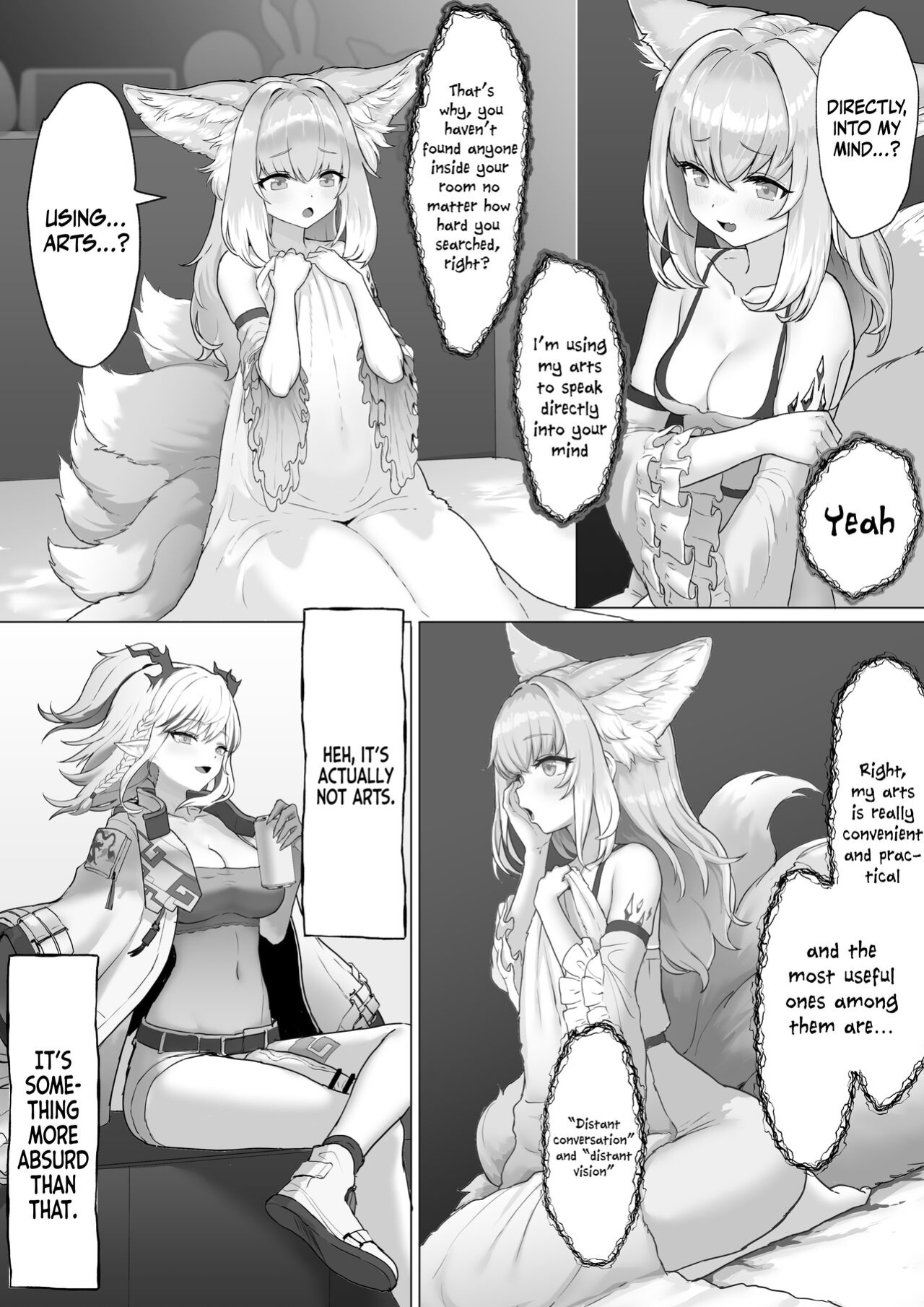[Blacktan] Futanari Suzuran-chan (Arknights) [Doujins.com]