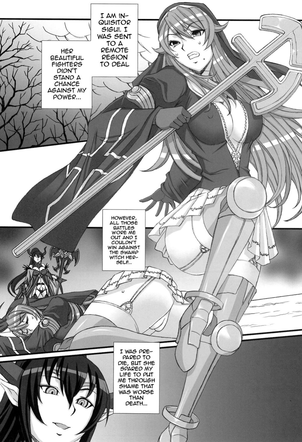 (COMIC1☆6) [H.B (B-RIVER)] Inquisitor Insult - Itan Shinmonkan Siggy (Queen's Blade) [Doujins.com]