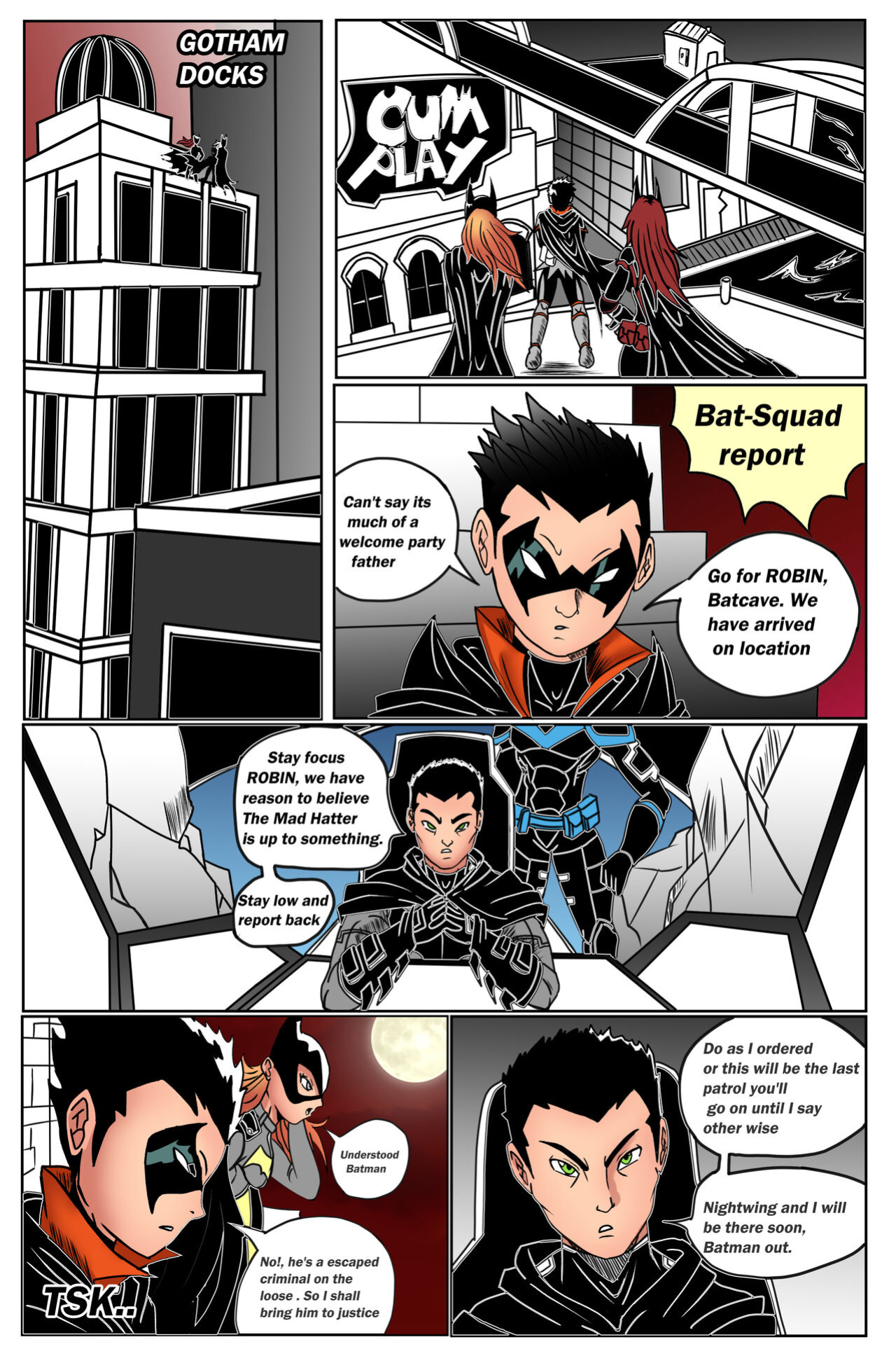 [Darkfang100] Batgirl Hentai 2: Mad For Bats