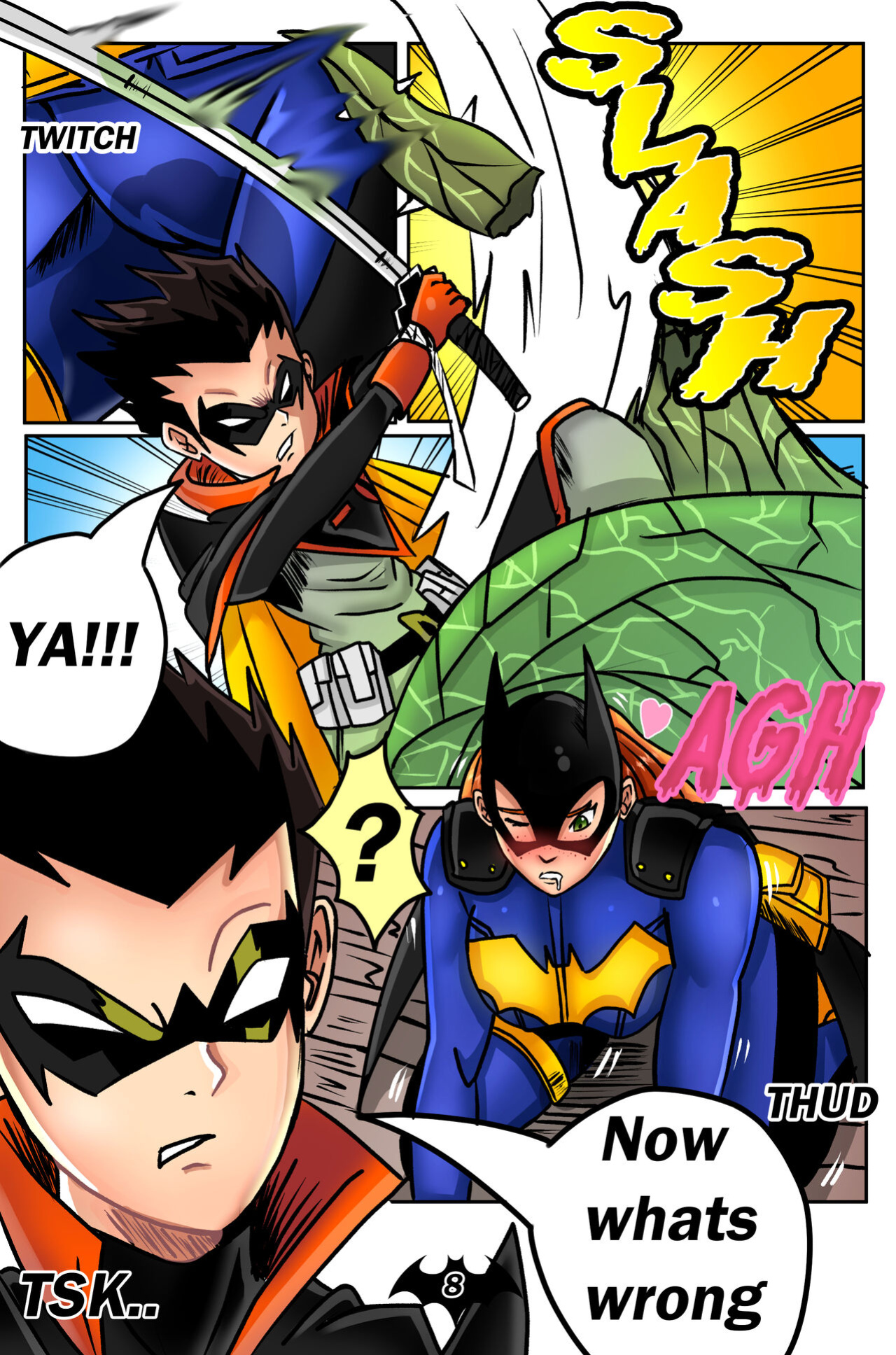 [Darkfang100] Batgirl Hentai 2: Mad For Bats